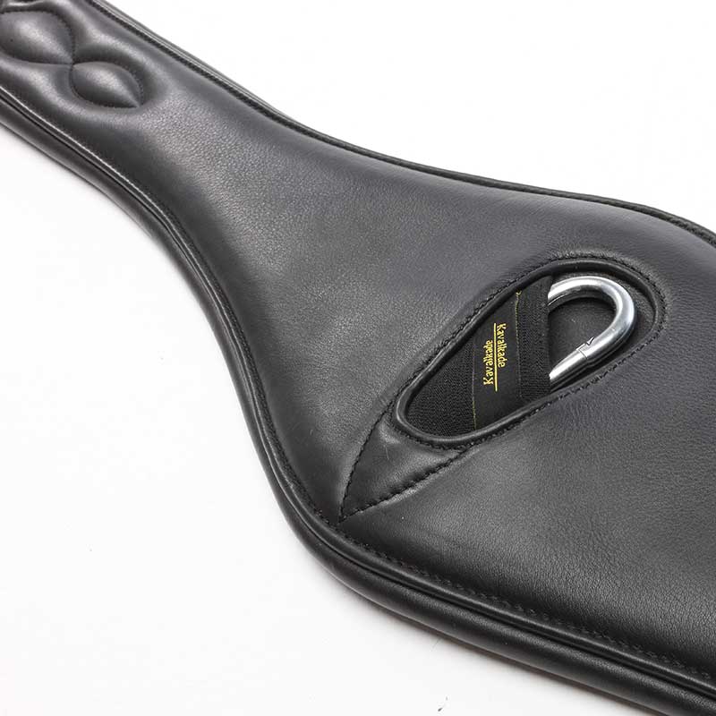 Long girth soft leather "Comfort" without elastic