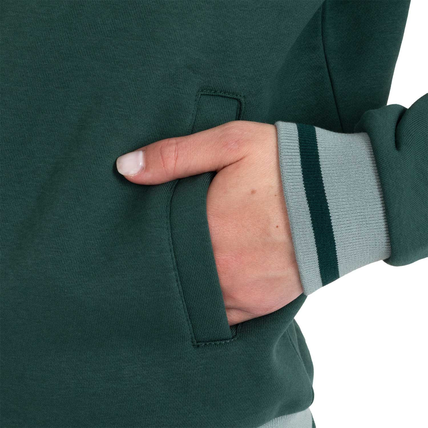 Damen-Kapuzenjacke mit Frontreißverschluss