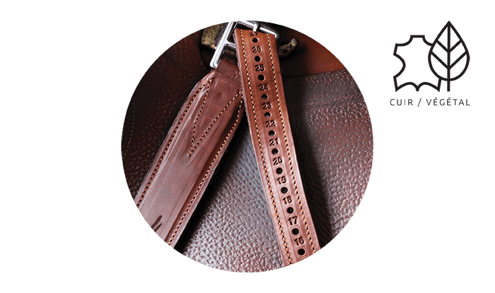 Stirrup leathers Leathers Classic Wide in black