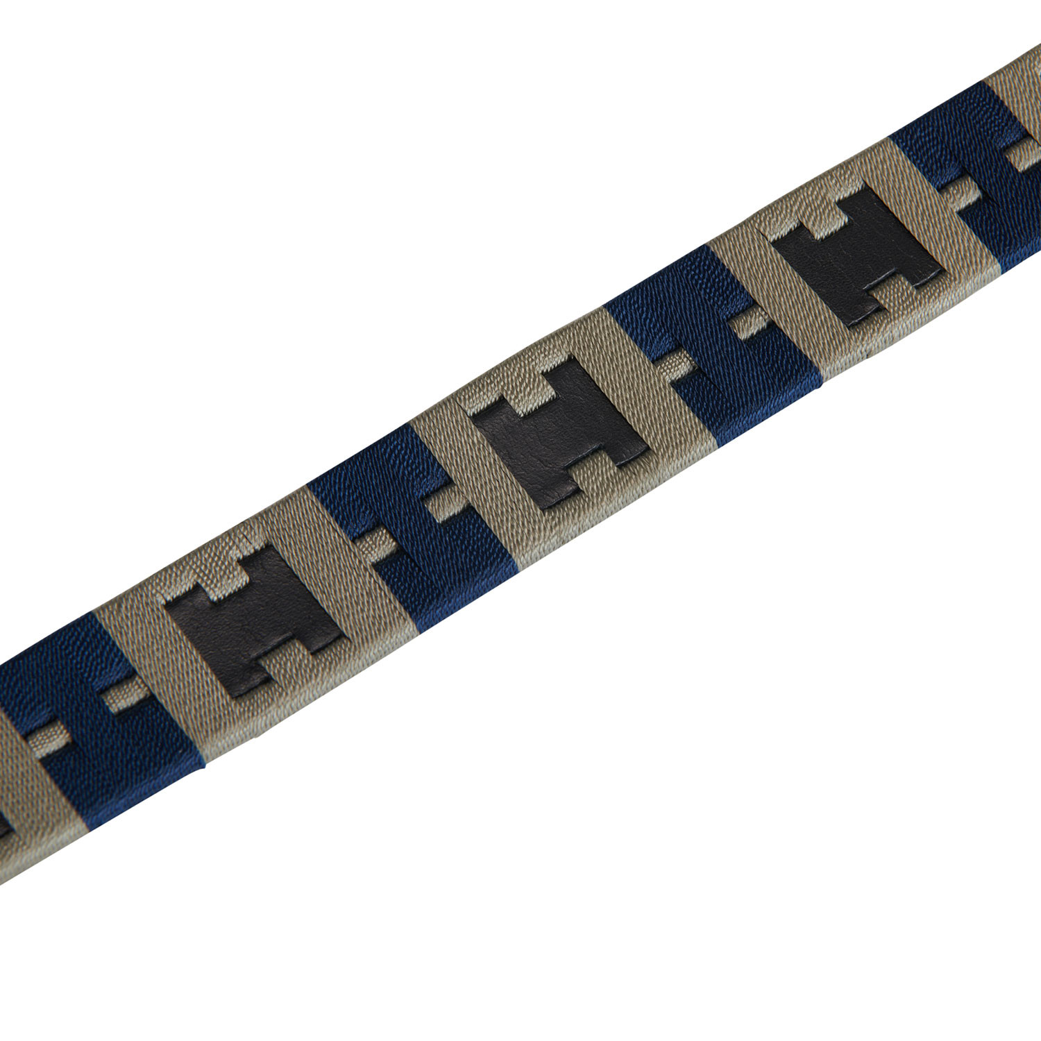 Ledergürtel mit geometrischem Muster