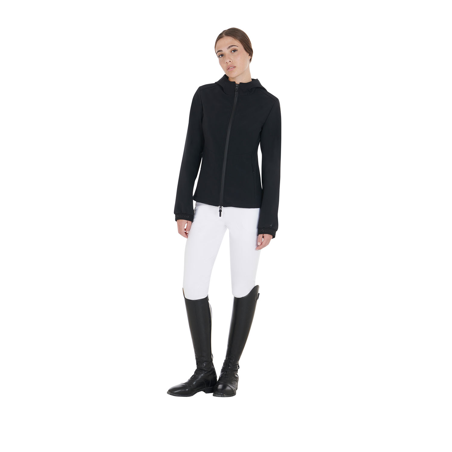 Taillierte Softshell-Jacke mit verdeckten Taschen