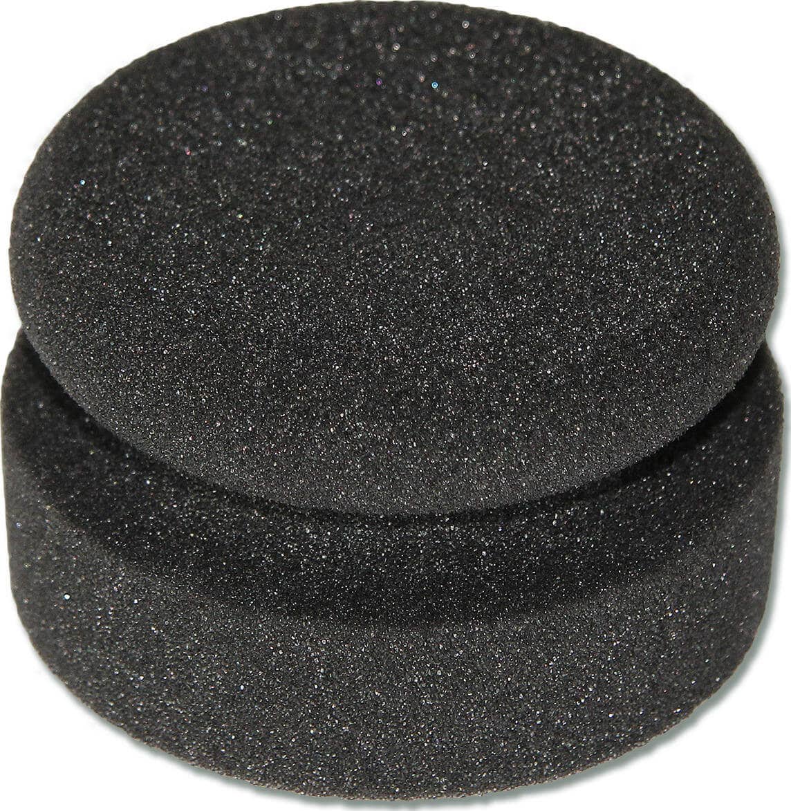 Puck sponge, black, Ø 90 mm