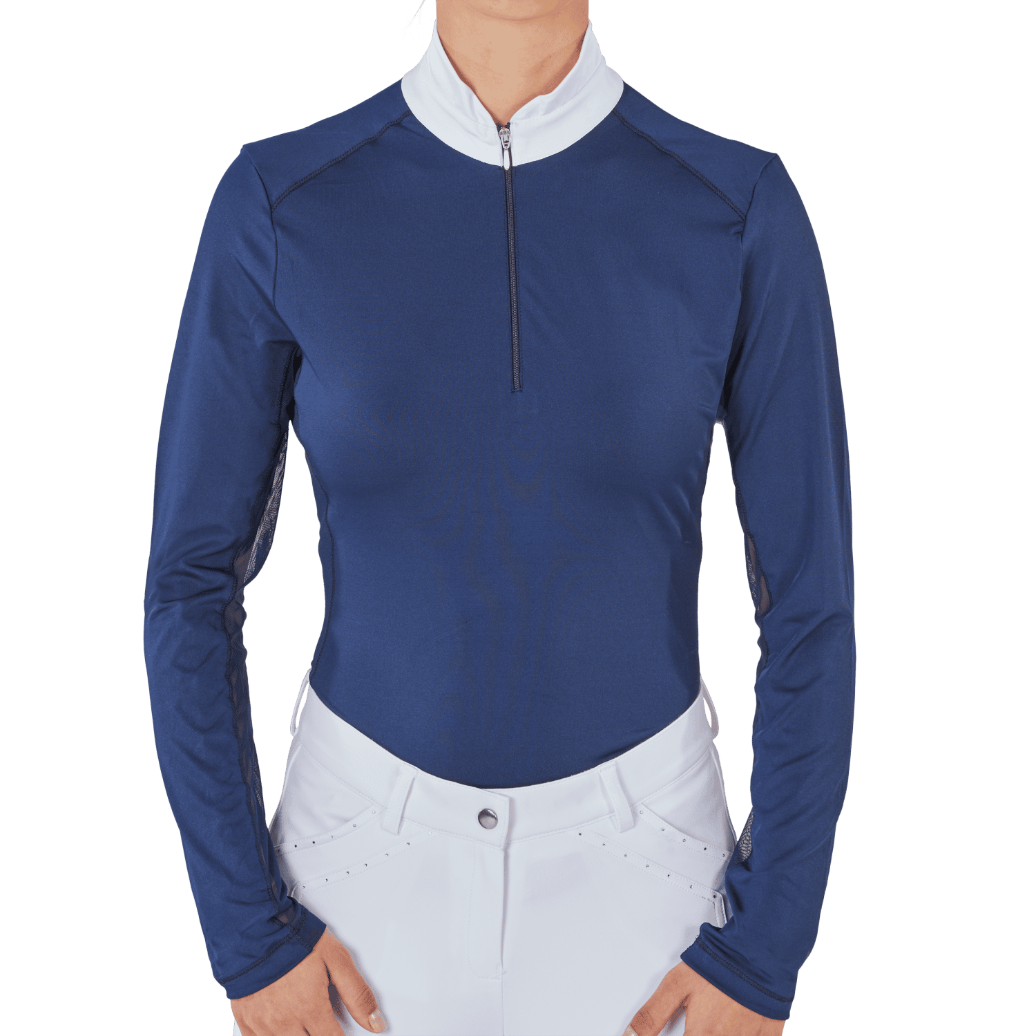 Ladies Marabella competition shirt with long sleeves