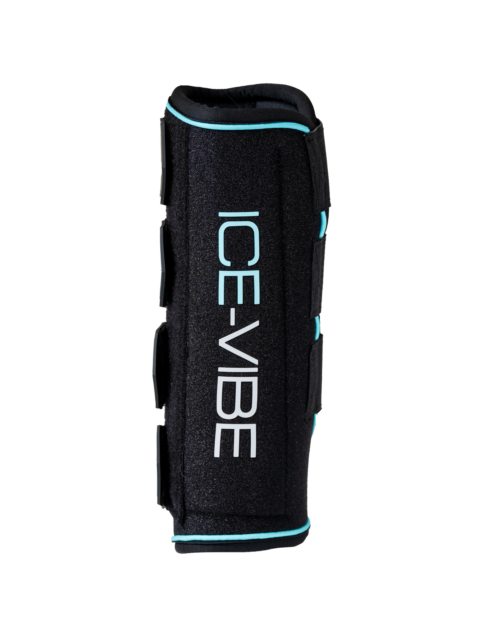 Ice-Vibe Boot 2.0 cooling gaiters in black/aqua