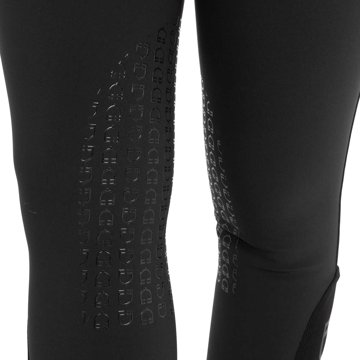 Damen-Reithose High-Waist mit Kniebesatz