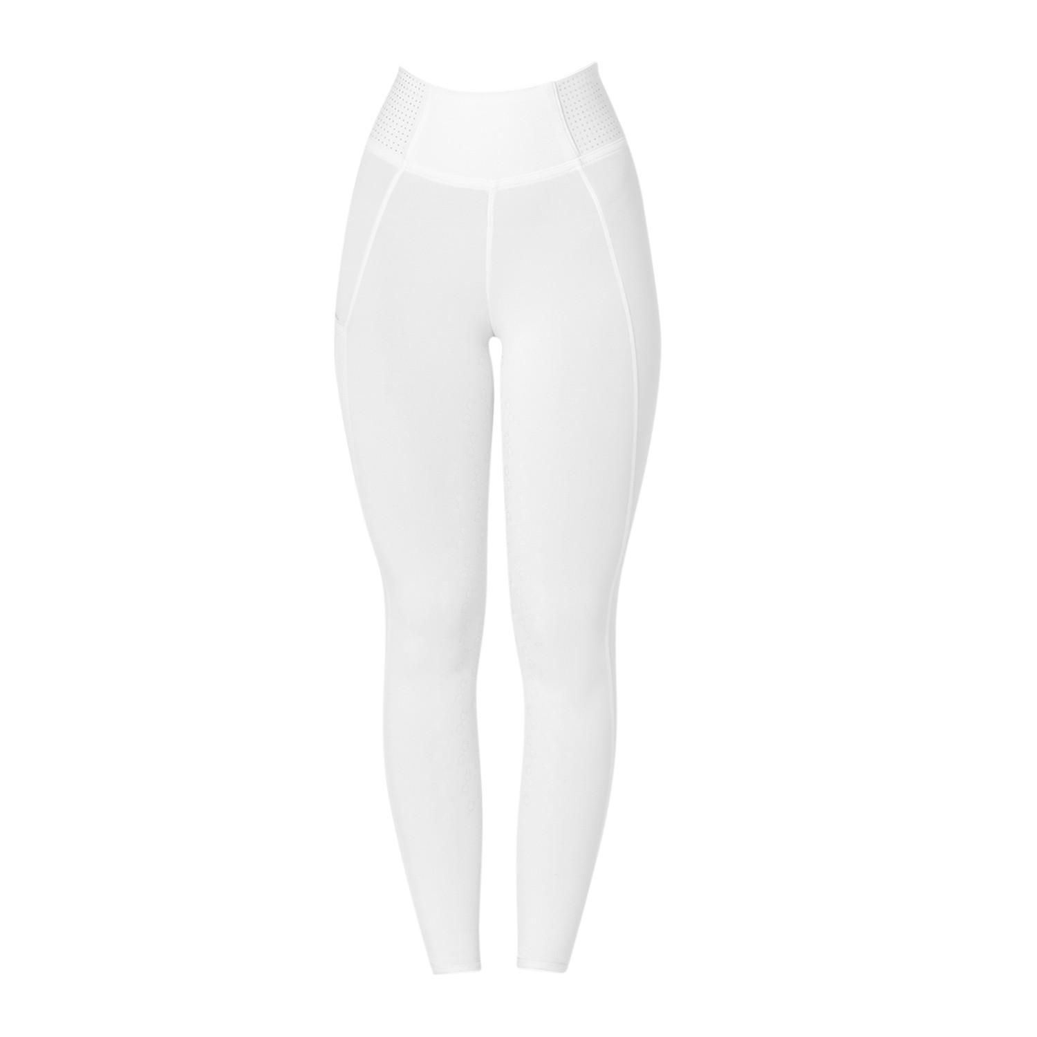 Taillierte Damen-Leggings mit Strasssteinen