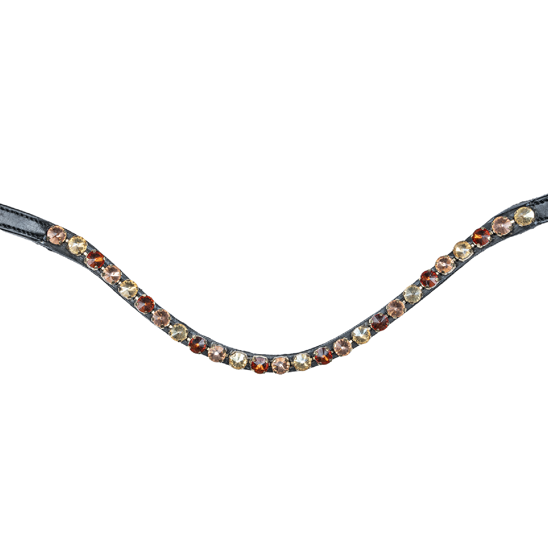 Snaffle bridle X-Line Goldheart, swedish comb.