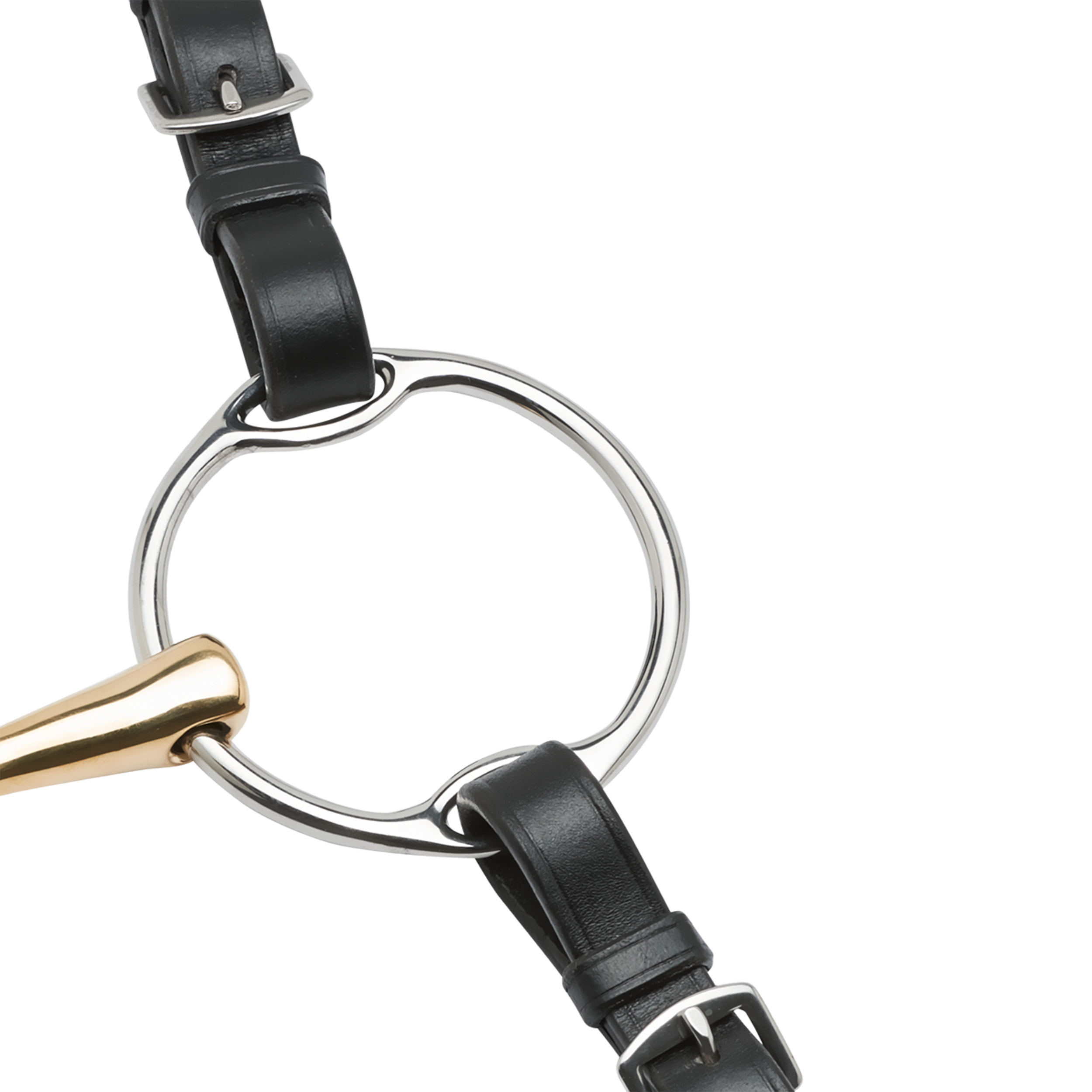 Mors simple Soft-Ring Kaugan®-Shaped, double brisure