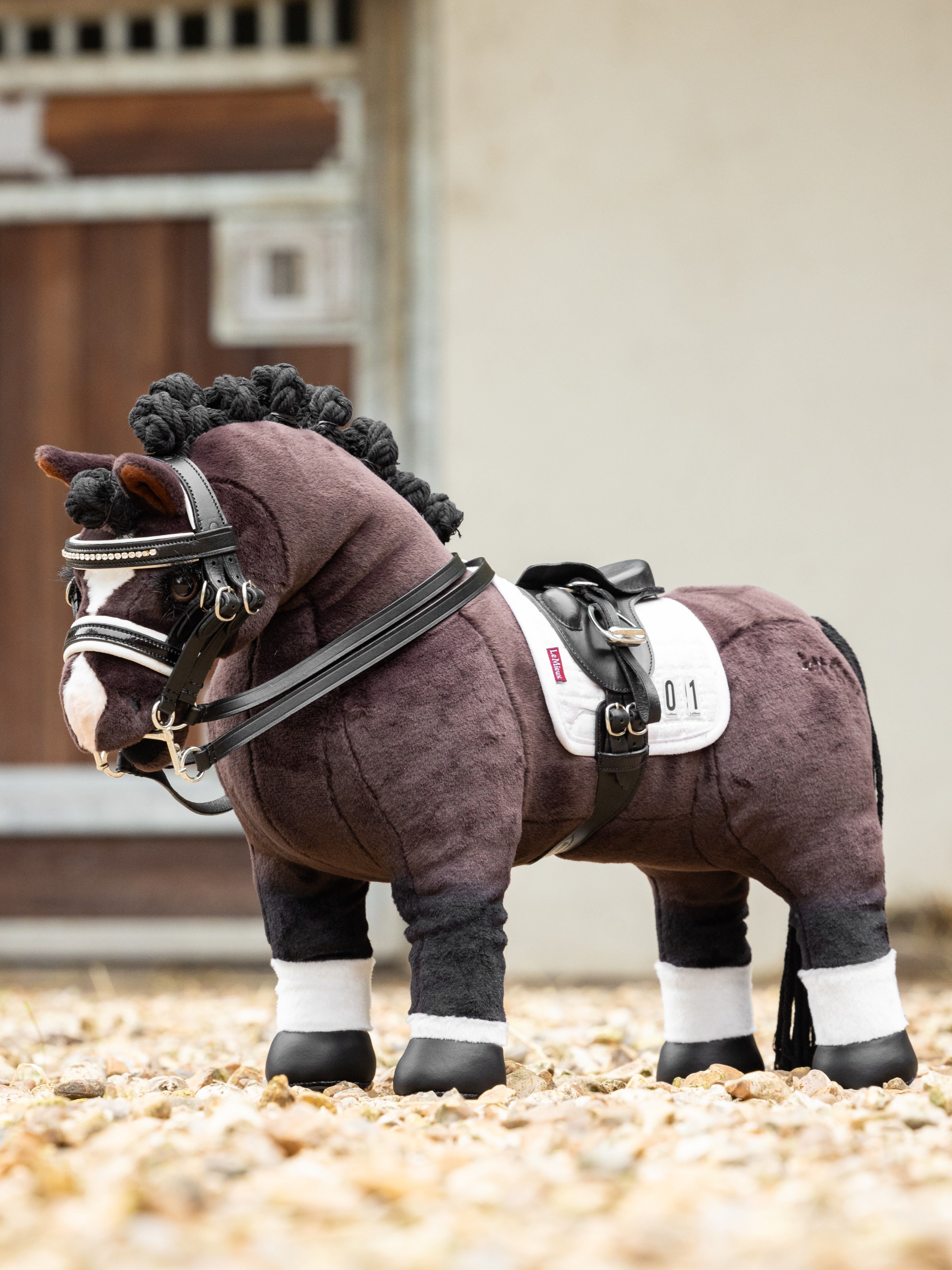Toy Pony tapis de selle dressage blanc