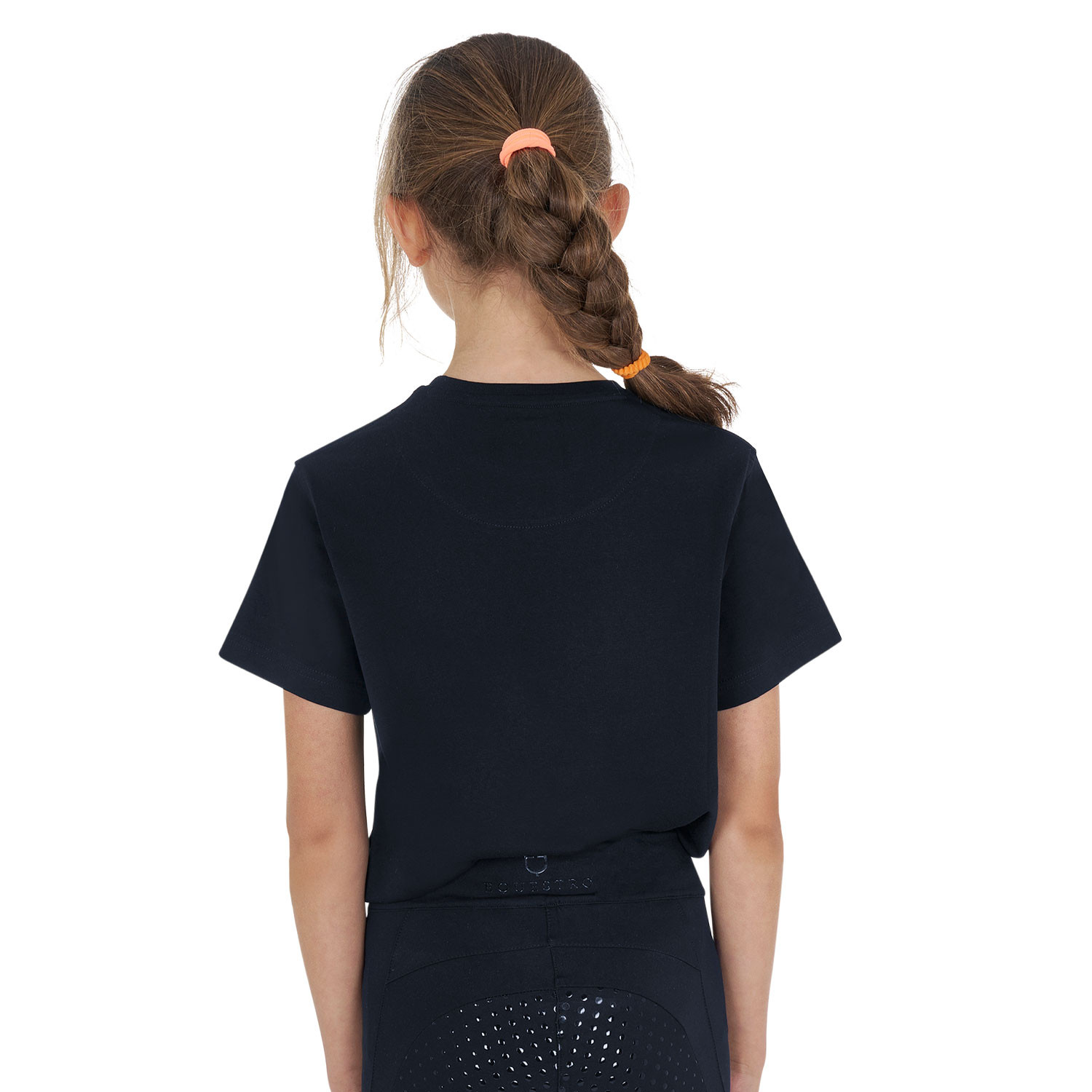Baumwoll-T-Shirt Jumping Horse Club für Mädchen