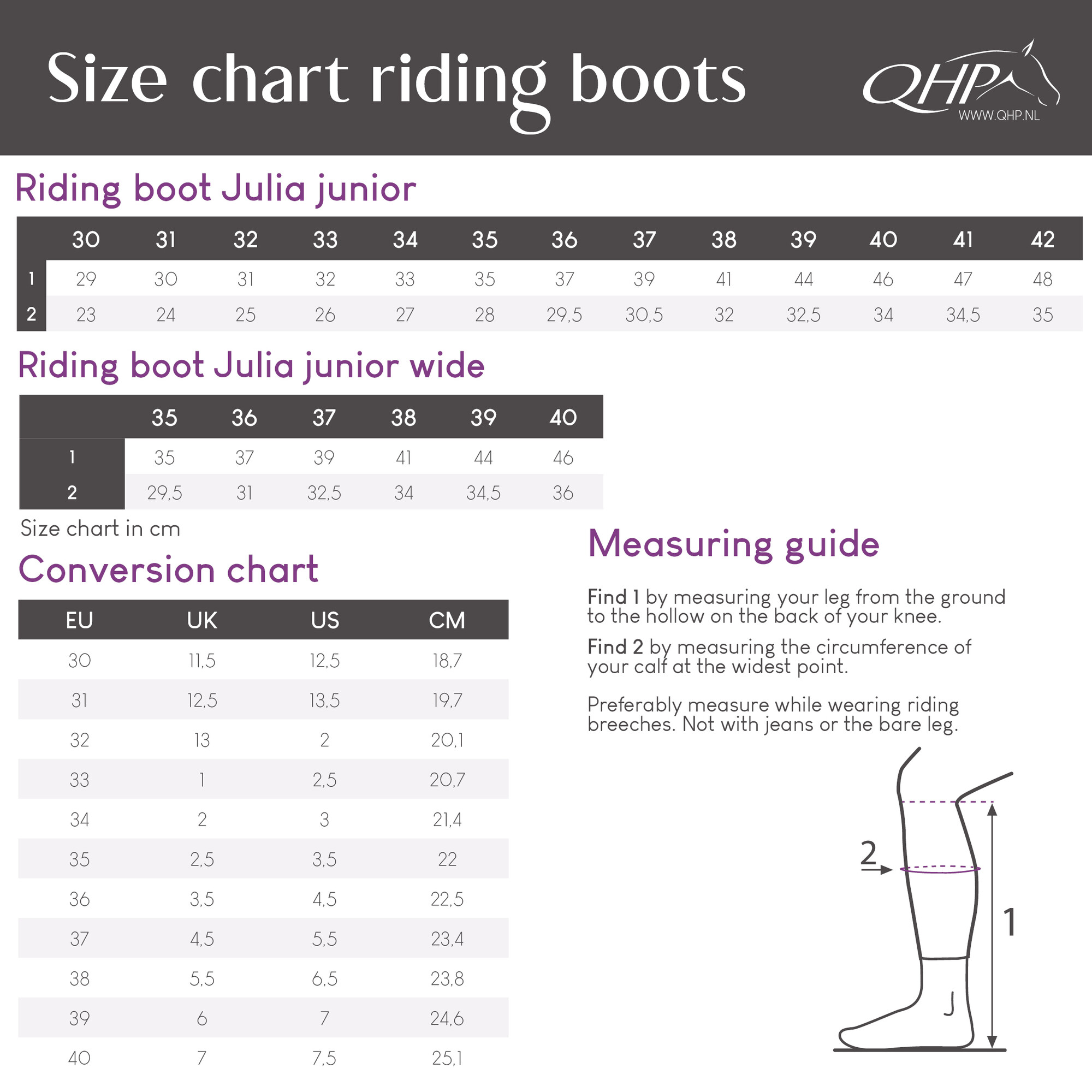 Reitstiefel Julia Junior
