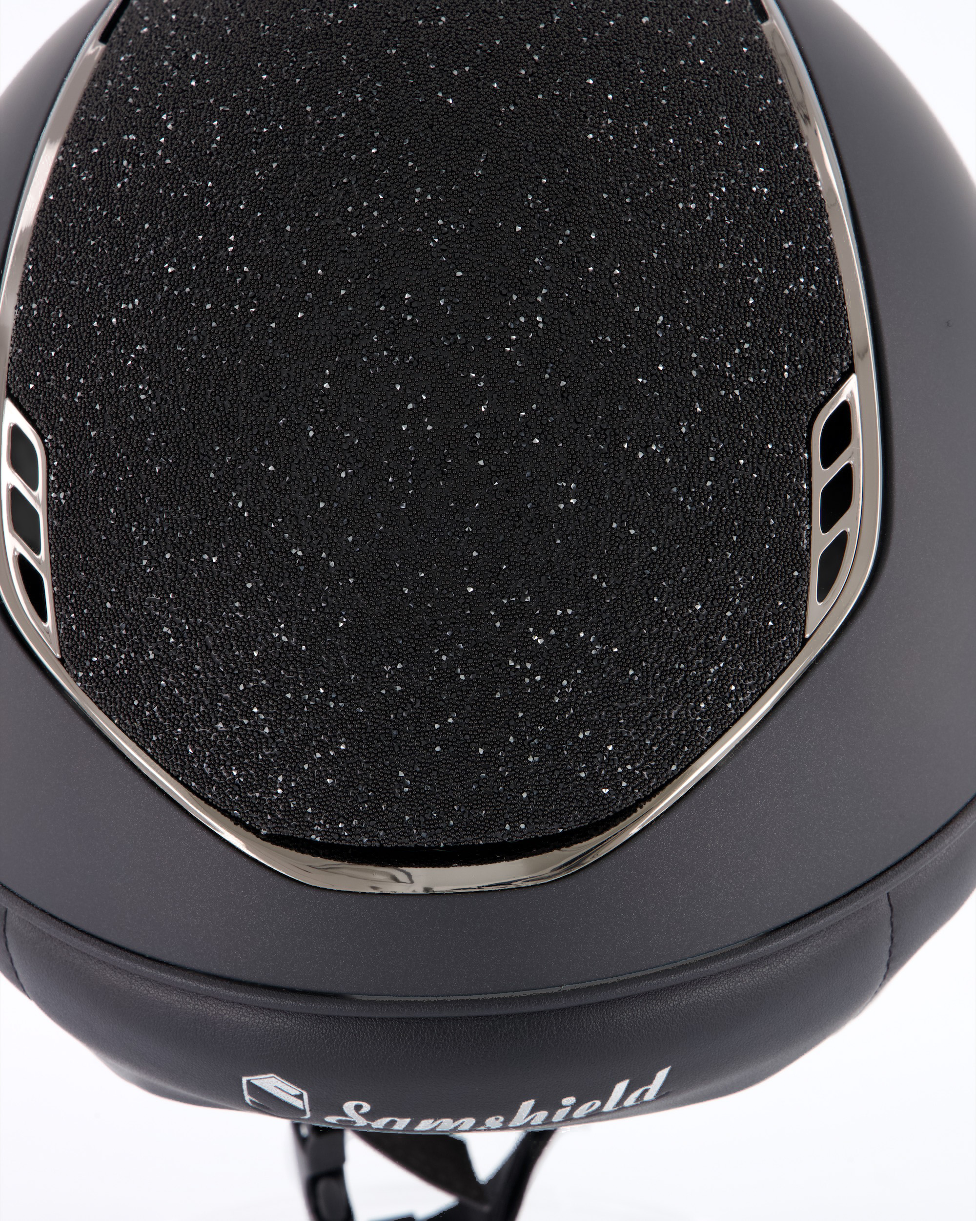 Reithelm 2.0 Shadowmatt Top Crystal Fabric Black, Black Chrome in schwarz