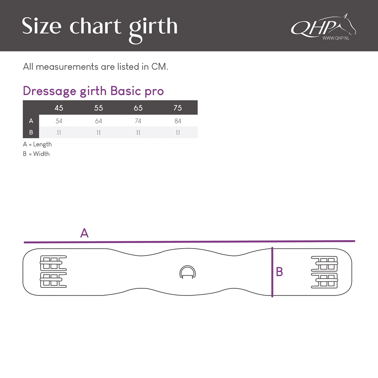 Basic Pro dressage girth