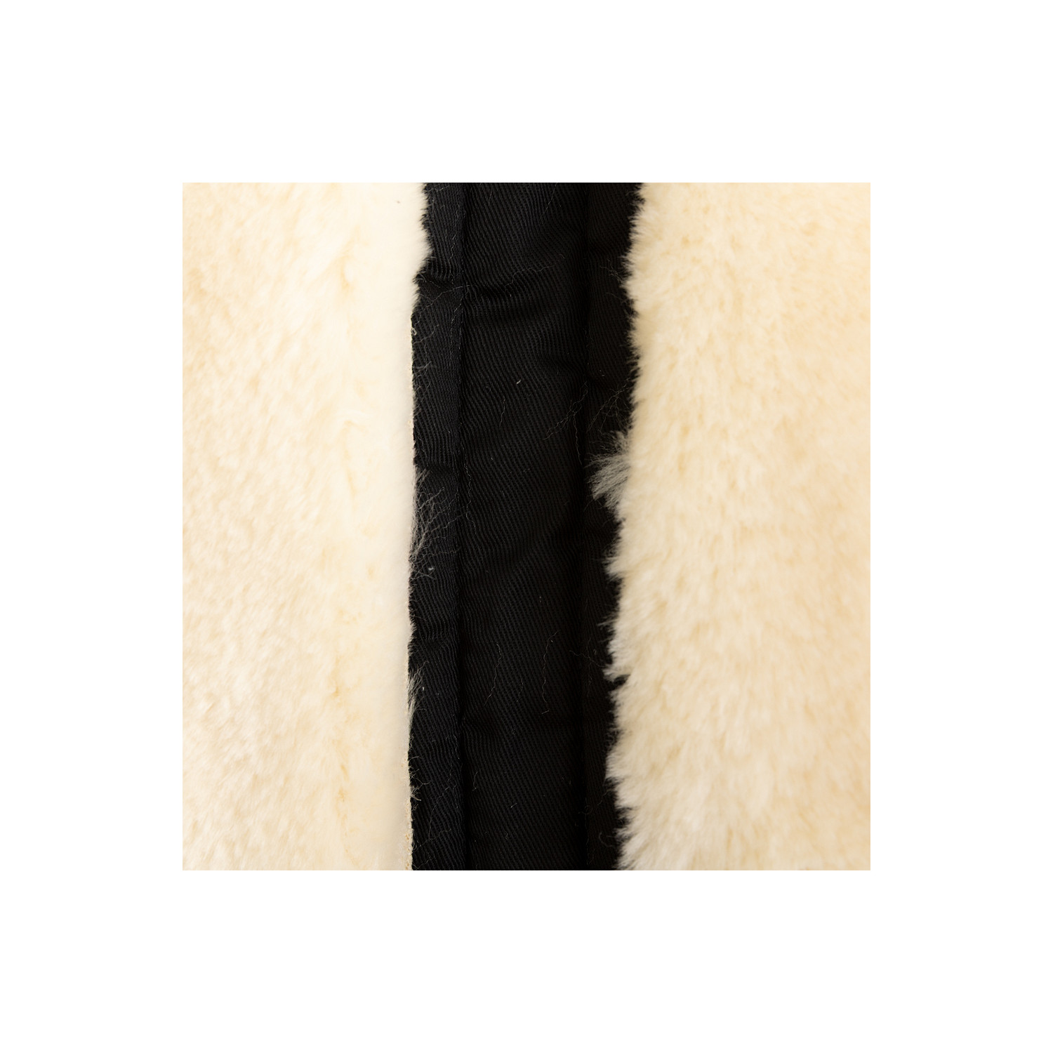Sattelunterlage ECOSoft wirbelsäulenfrei in schwarz/natur