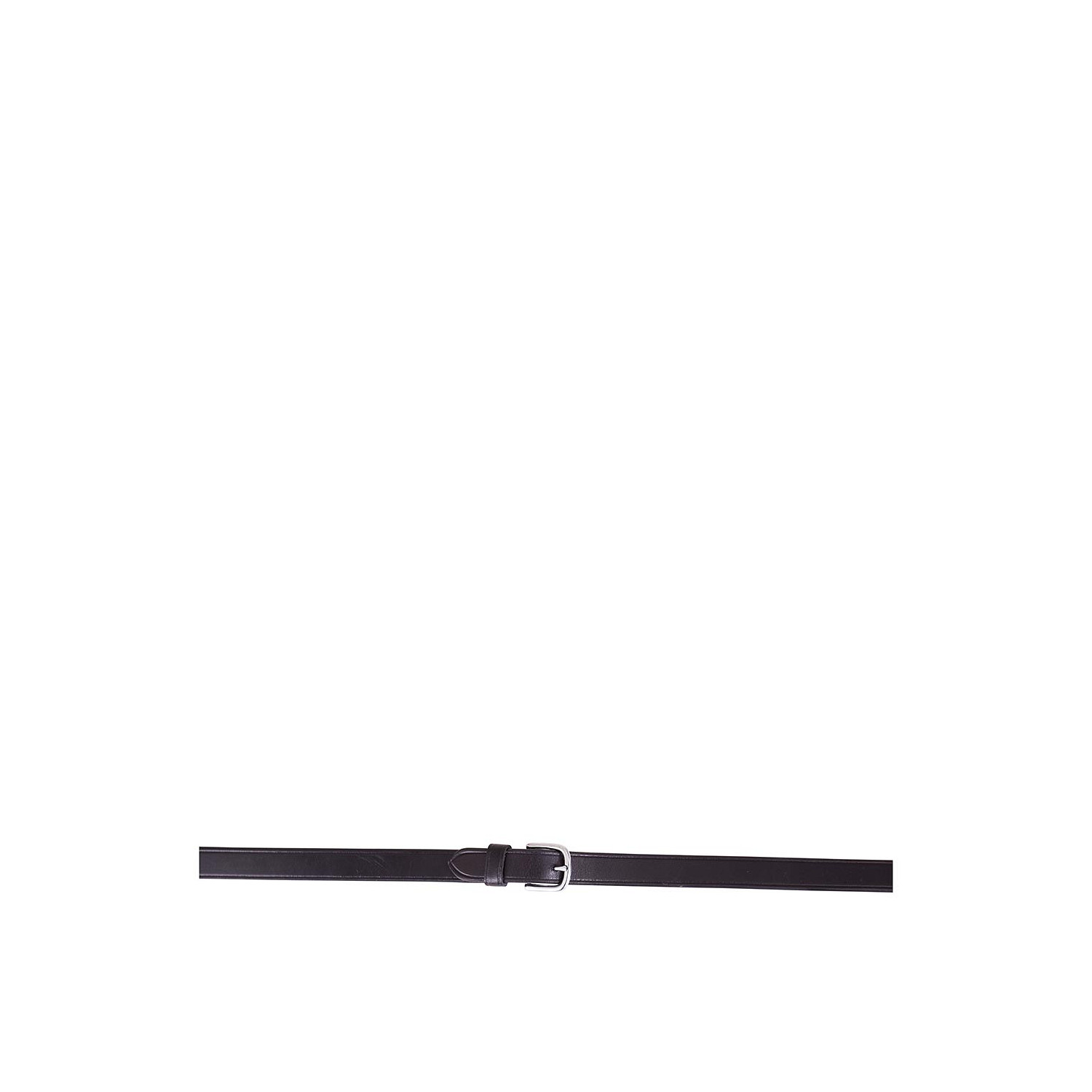 Zügel Leder Gleitschutz16Mm runde Schnallen in schwarz/silber