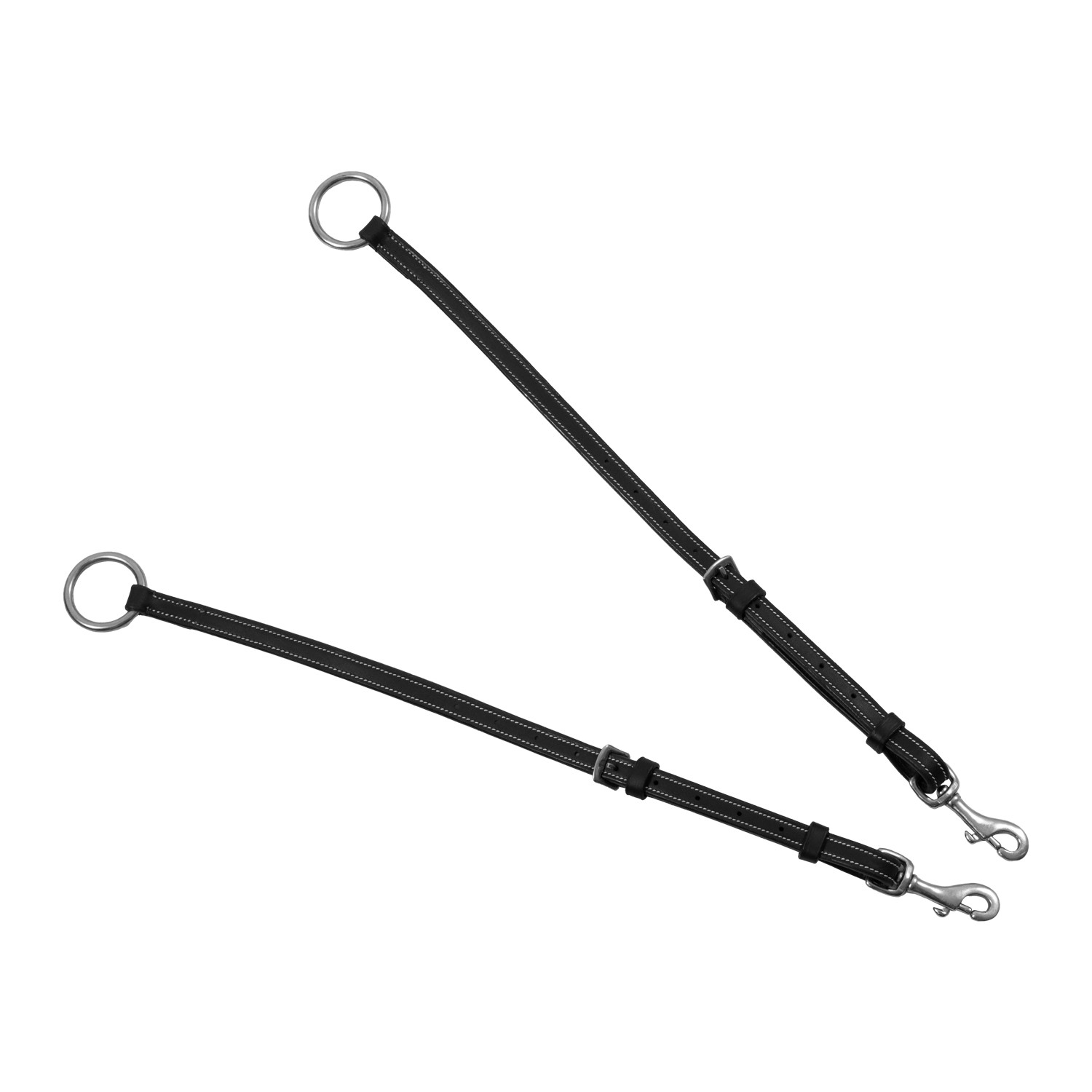 Anatomisches Leder-Vorderzeug mit abnehmbarem Martingal