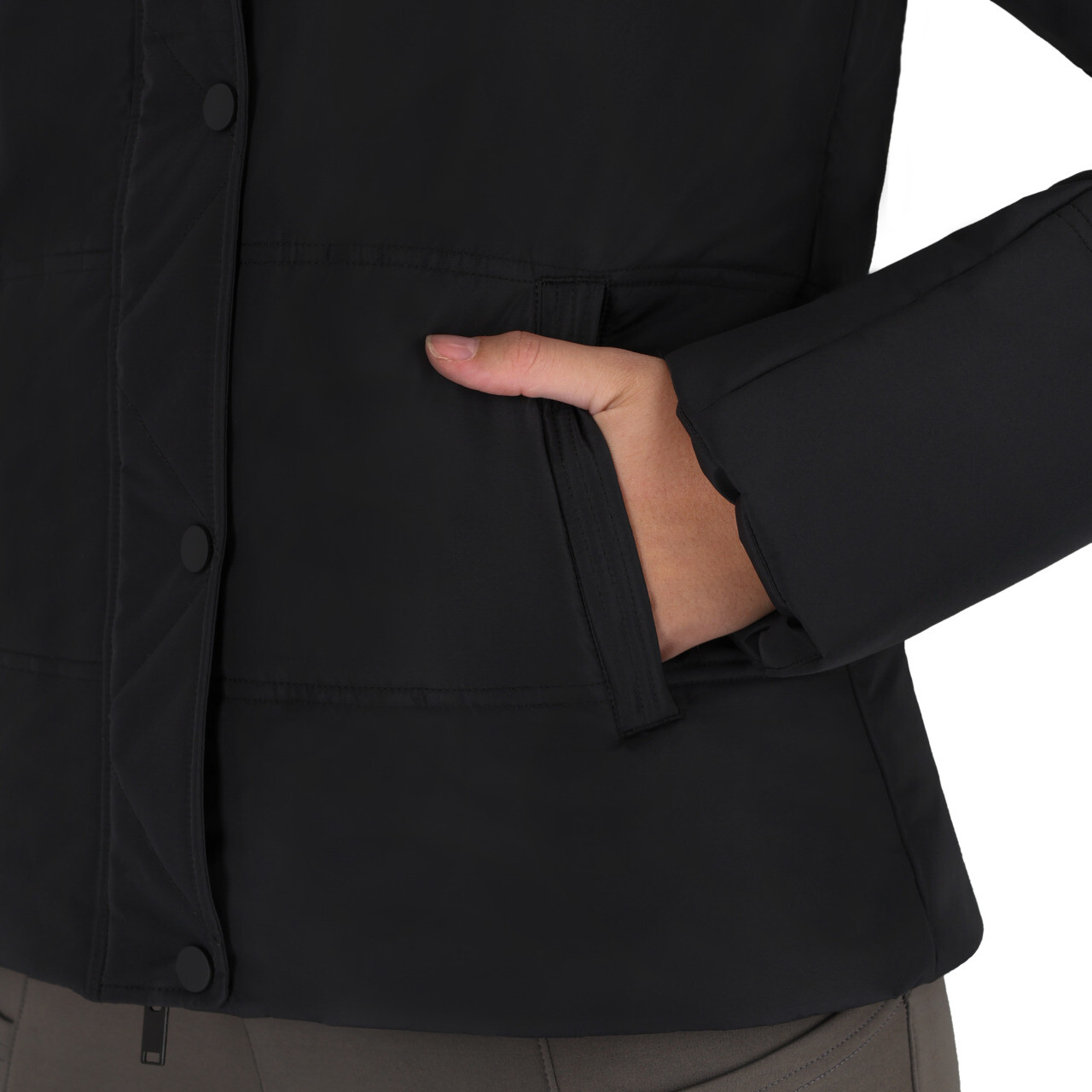 Rayah winter jacket with detachable sleeves