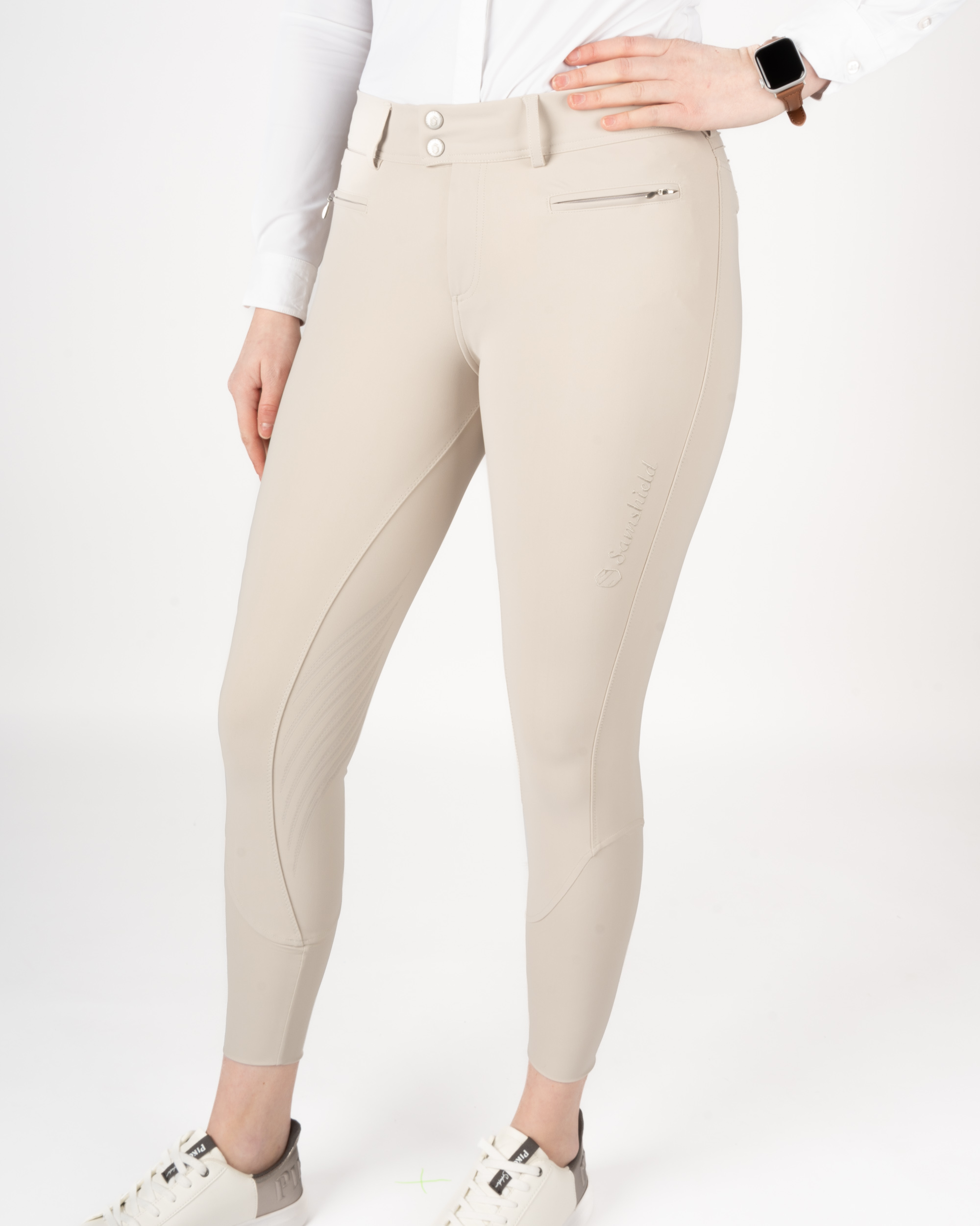 Ladies riding breeches Chloe PL knee grip
