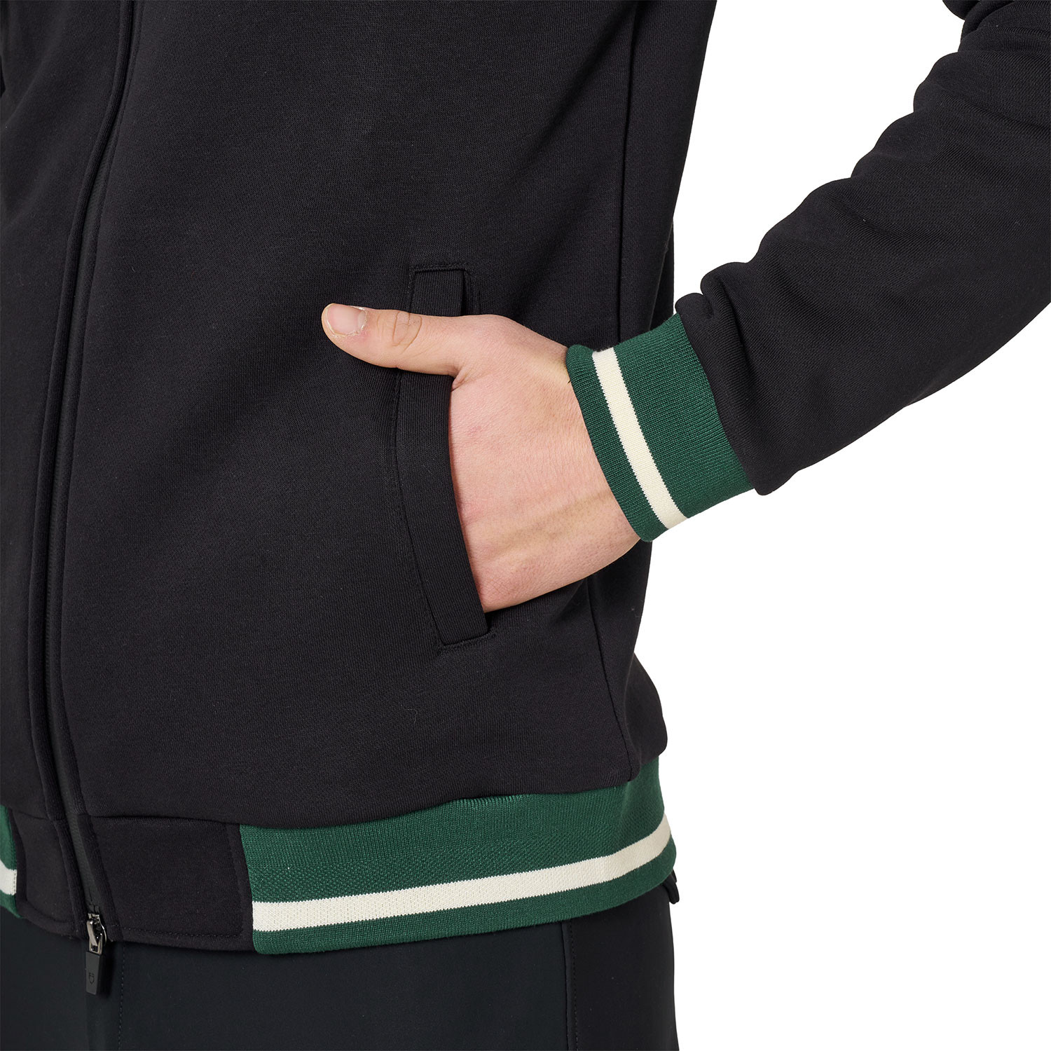 Hoodie für Herren mit Frontreißverschluss