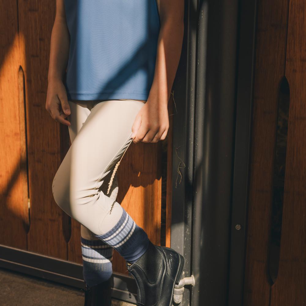 Reitleggings für Jungen mit Knie Grip Mexico