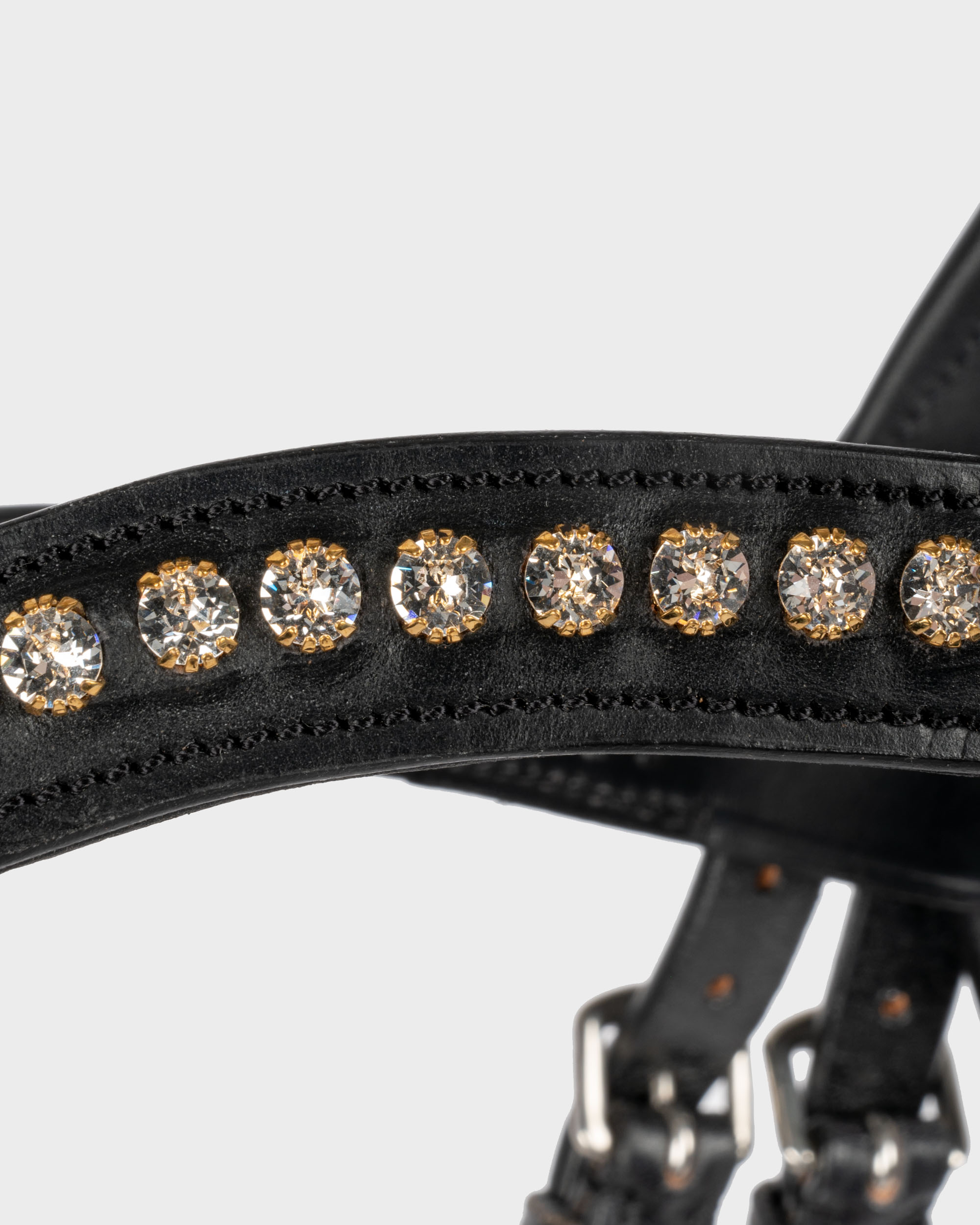 Bridle wide swedish patent leather in black Bridle wide swedish patent leather in black