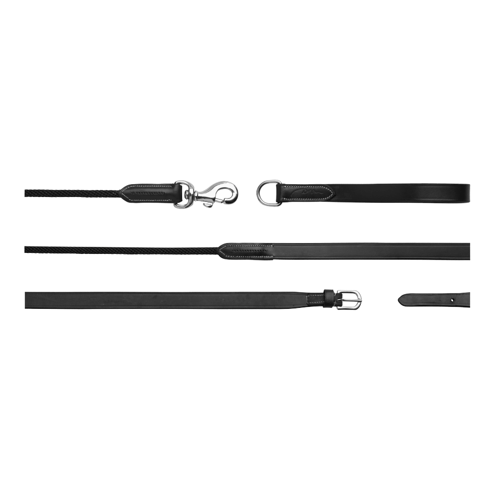 Ausbindezügel Leder/Nylon 5/8"