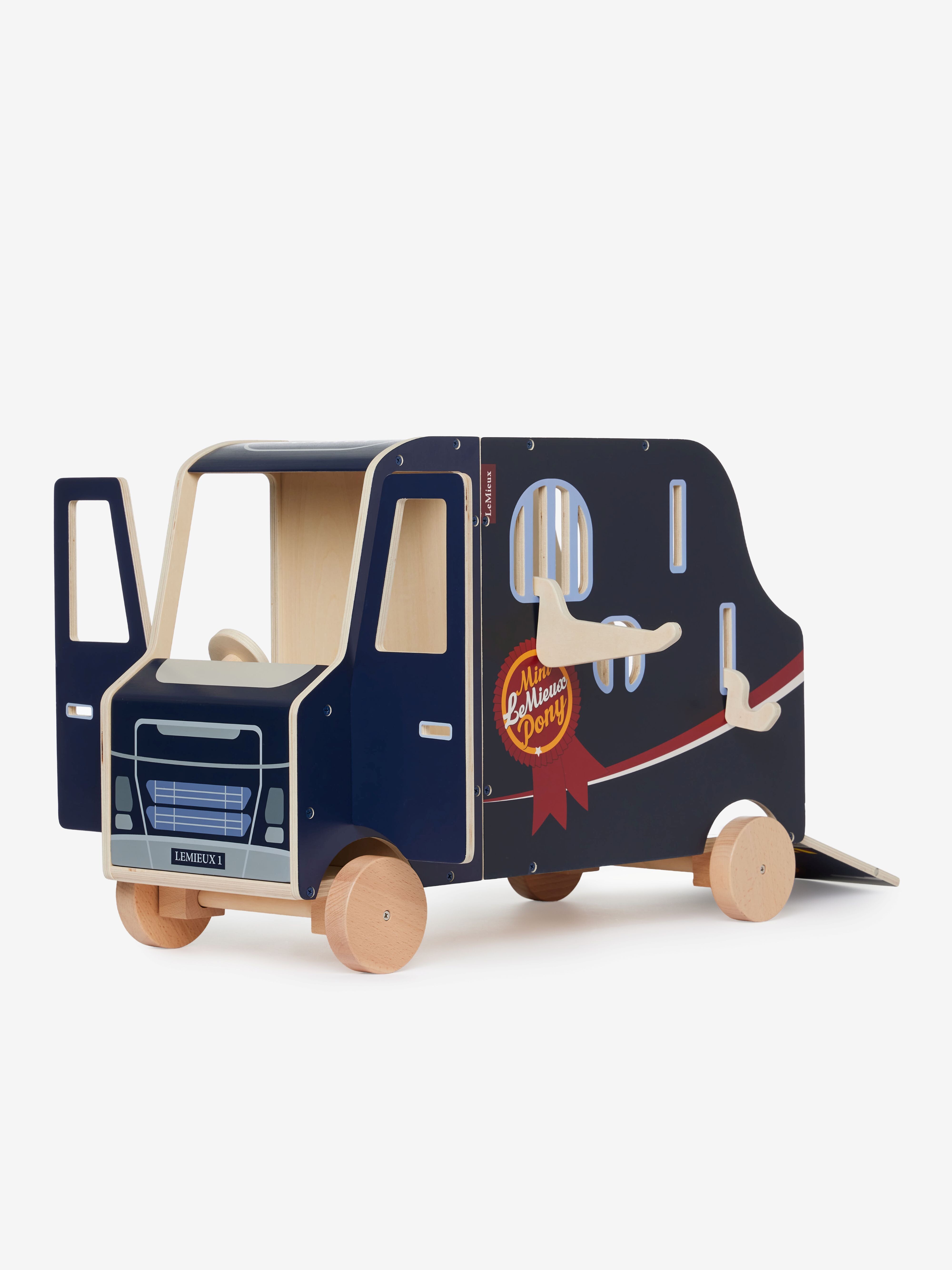 Toy Pony paardentrailer van hout