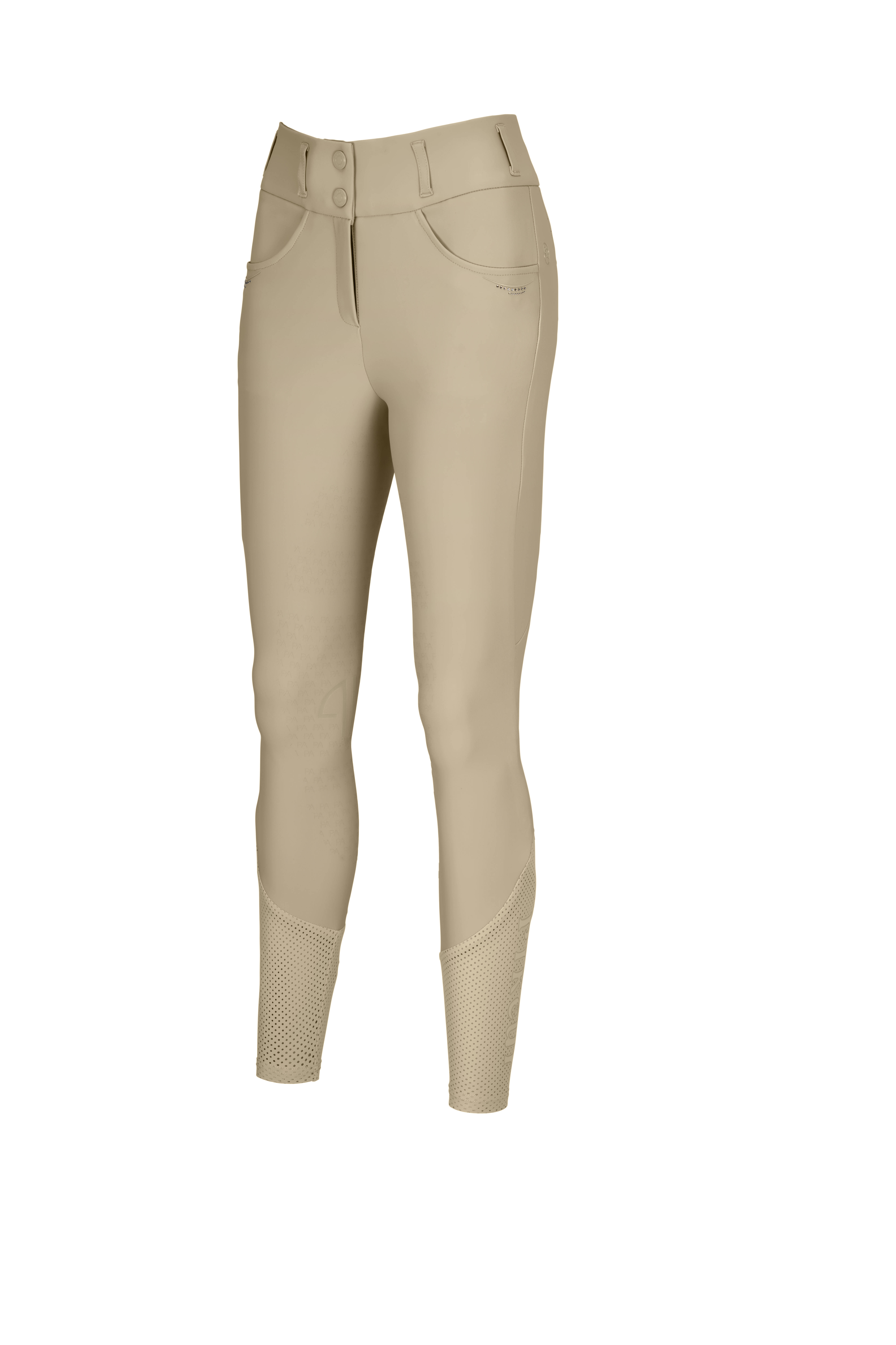 Reithose Damen Athleisure Elin Vollgrip in toffee beige
