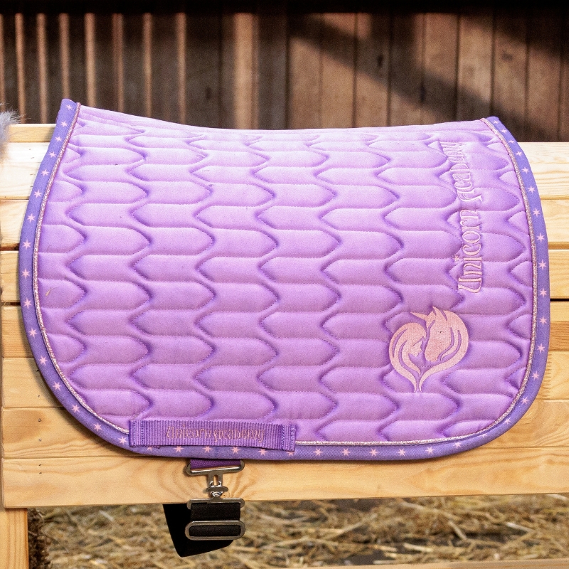 Hobby horse saddle pad "Unicorn Academy"-Kids