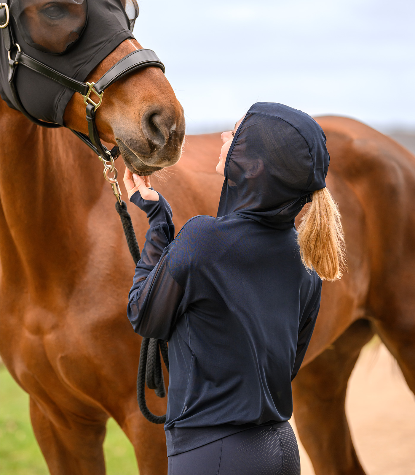 Fly Protection Hoody Ruby