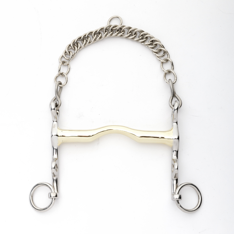 Dressage curb bit "KavalBit" 16mm - tongue bow bar