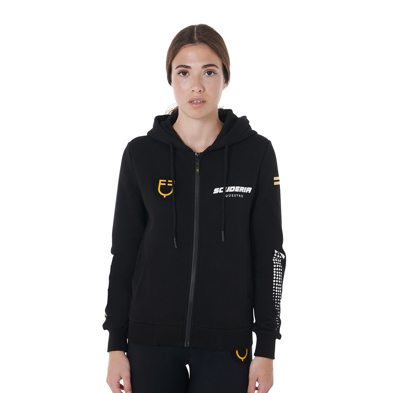 Scuderia Damen-Kapuzensweatshirt aus French Terry