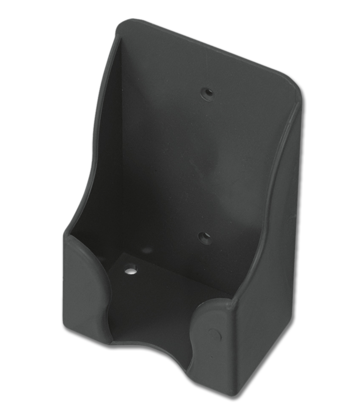 Lecksteinhalterung Kunststoff klein, schwarz