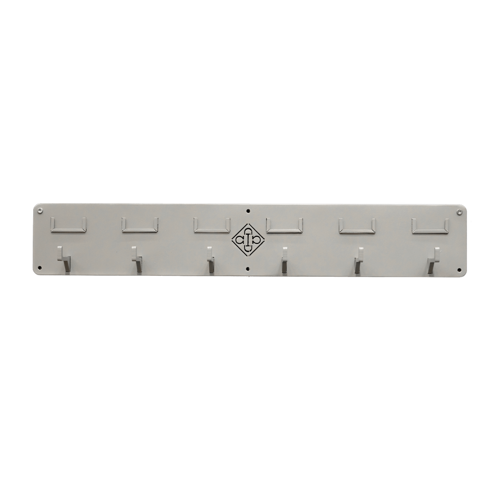 Bridle rack with 6 hooks and name plate