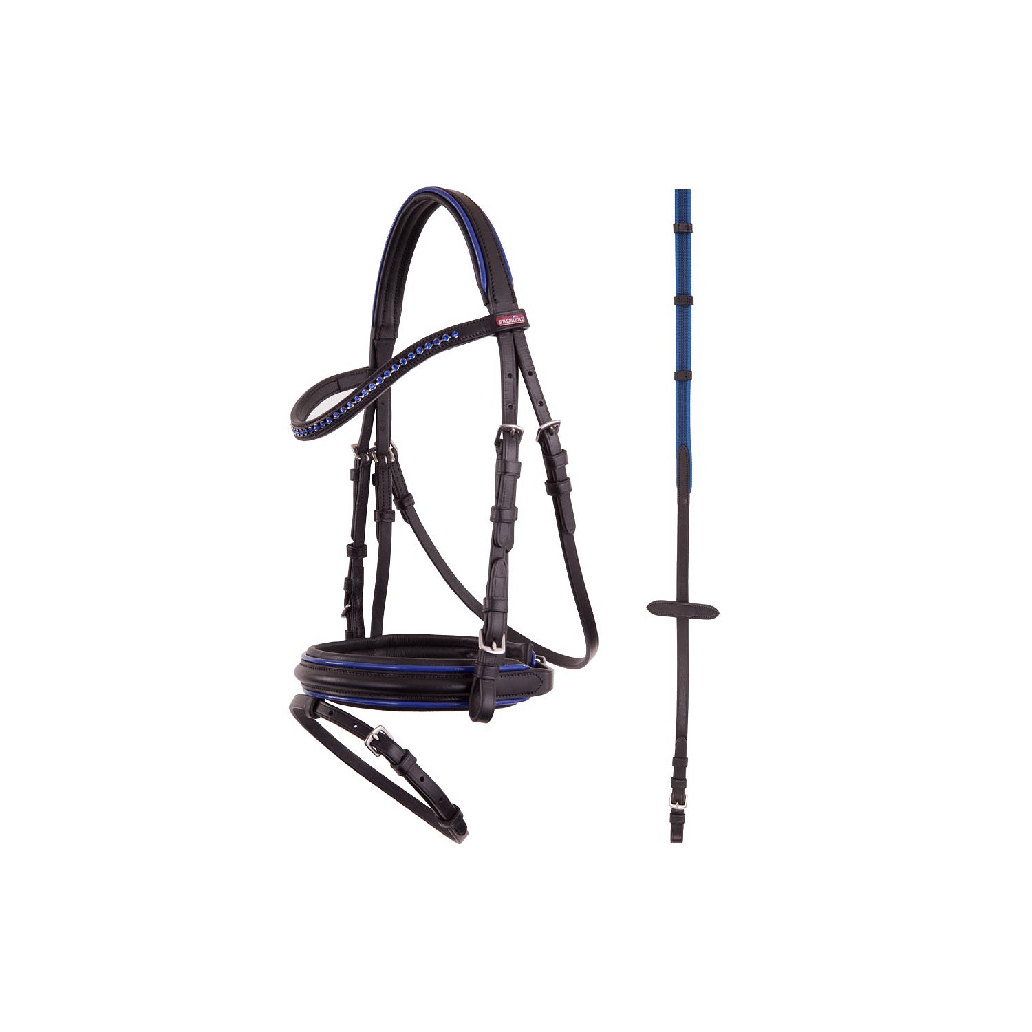 Trensenzaum Pony Nantes XS in schwarz/blau