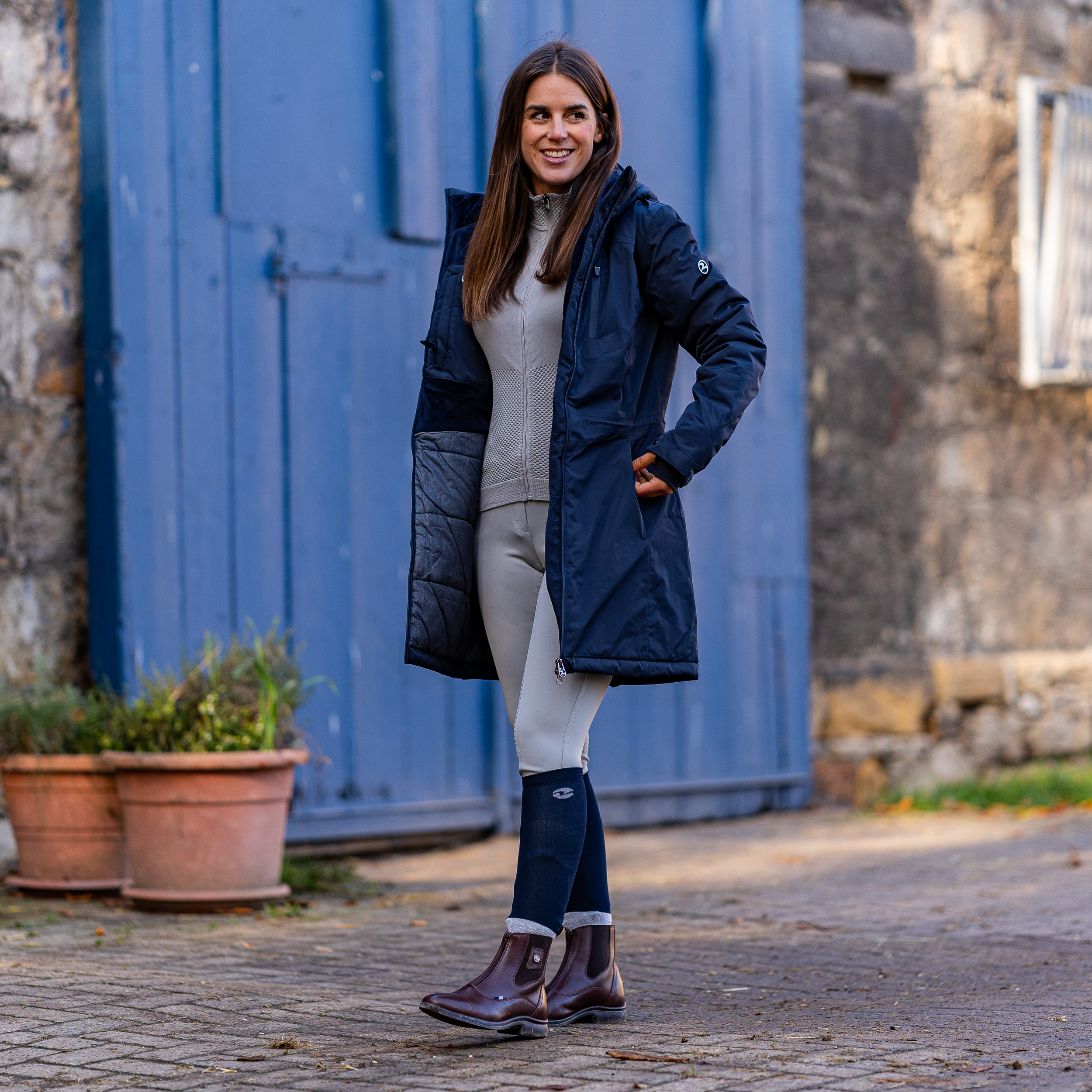Pantalon d'équitation dame Malika avec full grip