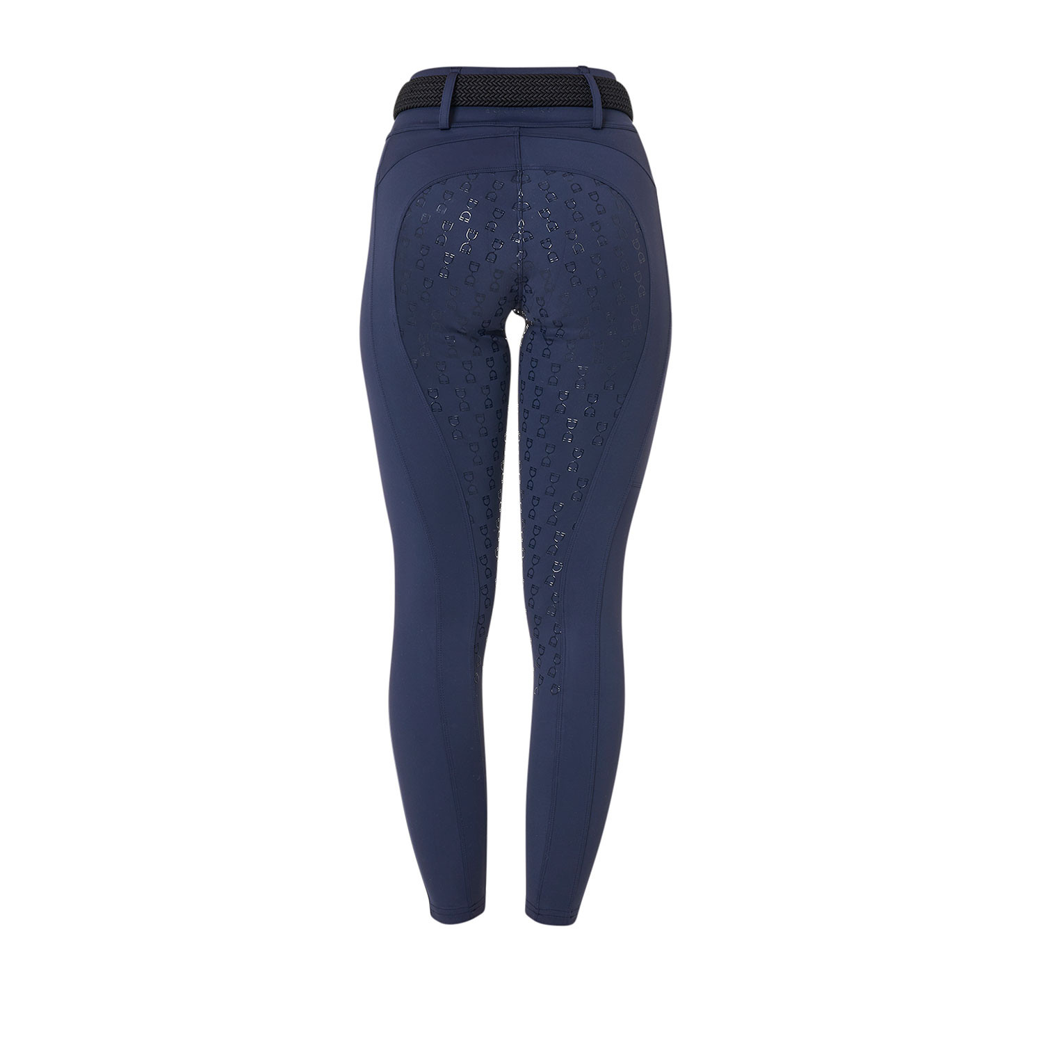 Damen-Leggings mit hohem Bund und Gürtelschlaufen