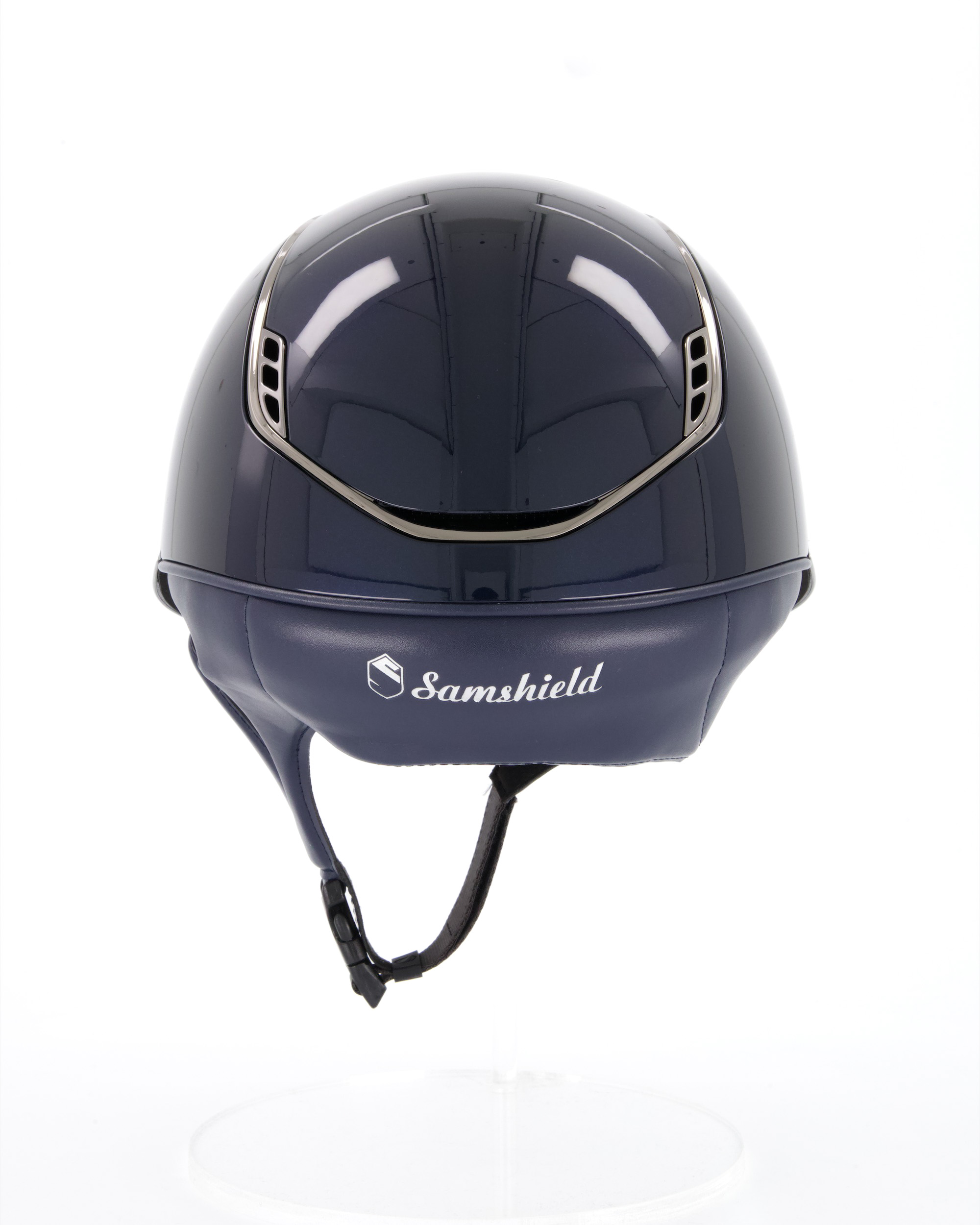 Reithelm 2.0 Miss Shield Shadowglossy Chrome Black in Blau