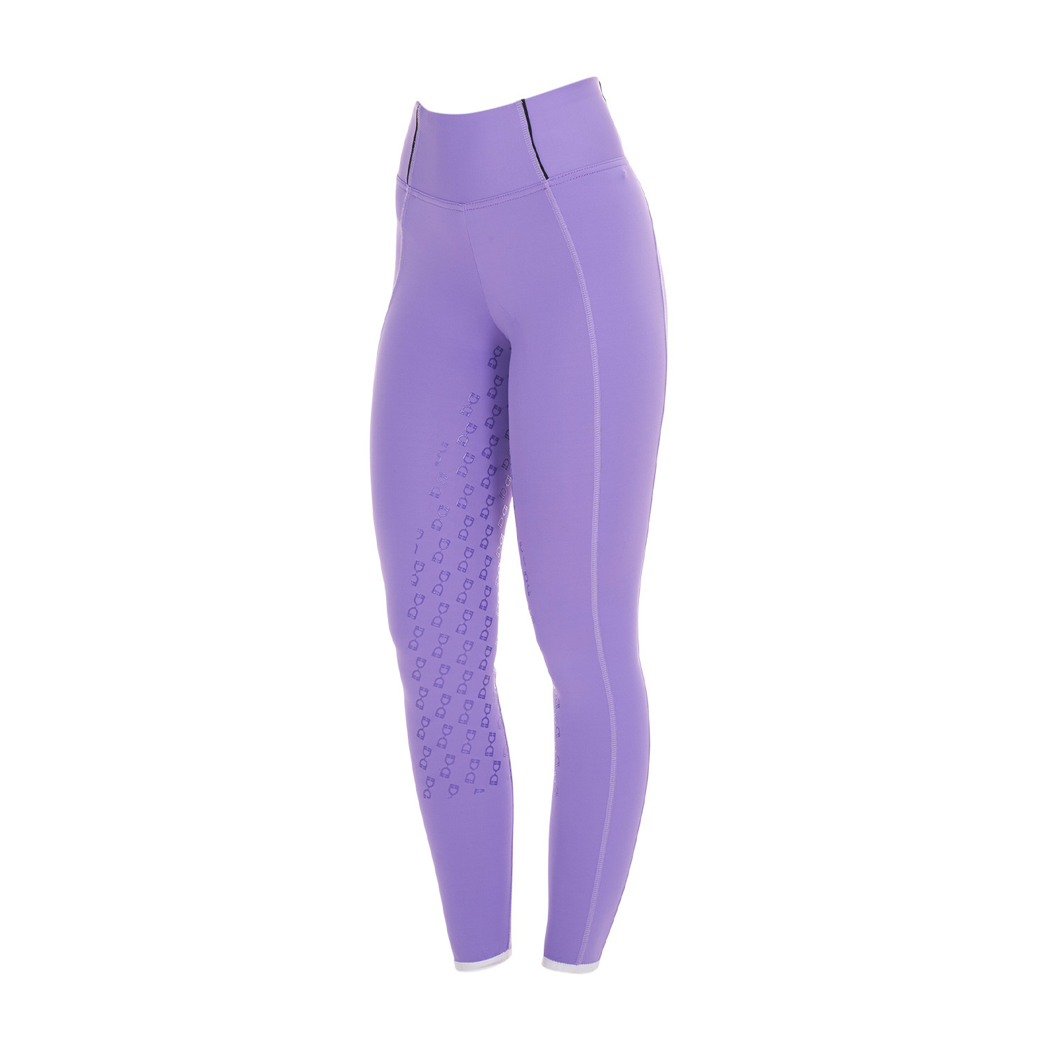 Schmal geschnittene Mädchen-Leggings mit Grip und Logo