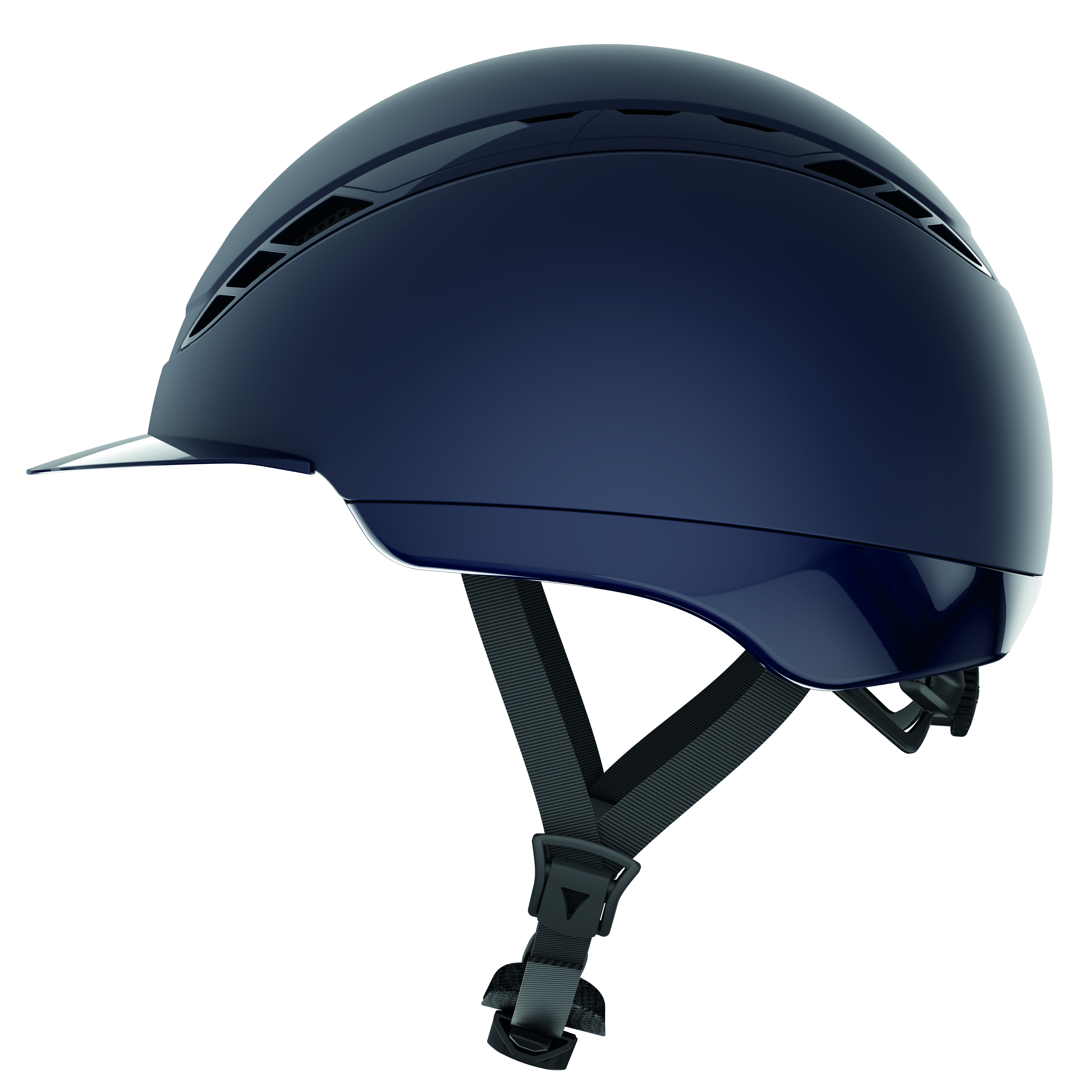 Riding helmet AirDuo in midnight blue children