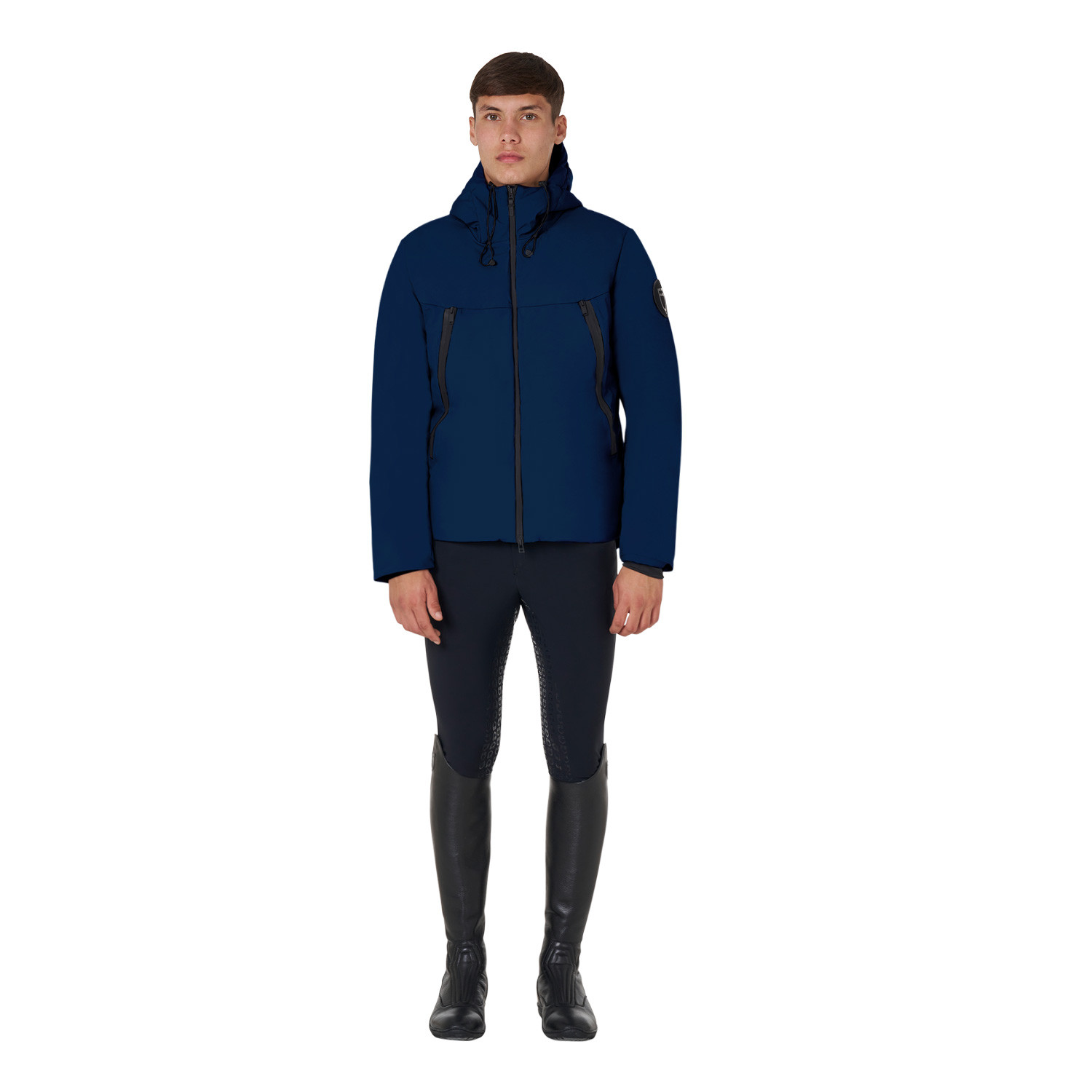 Wasser- und winddichte Herrenjacke aus Nylon