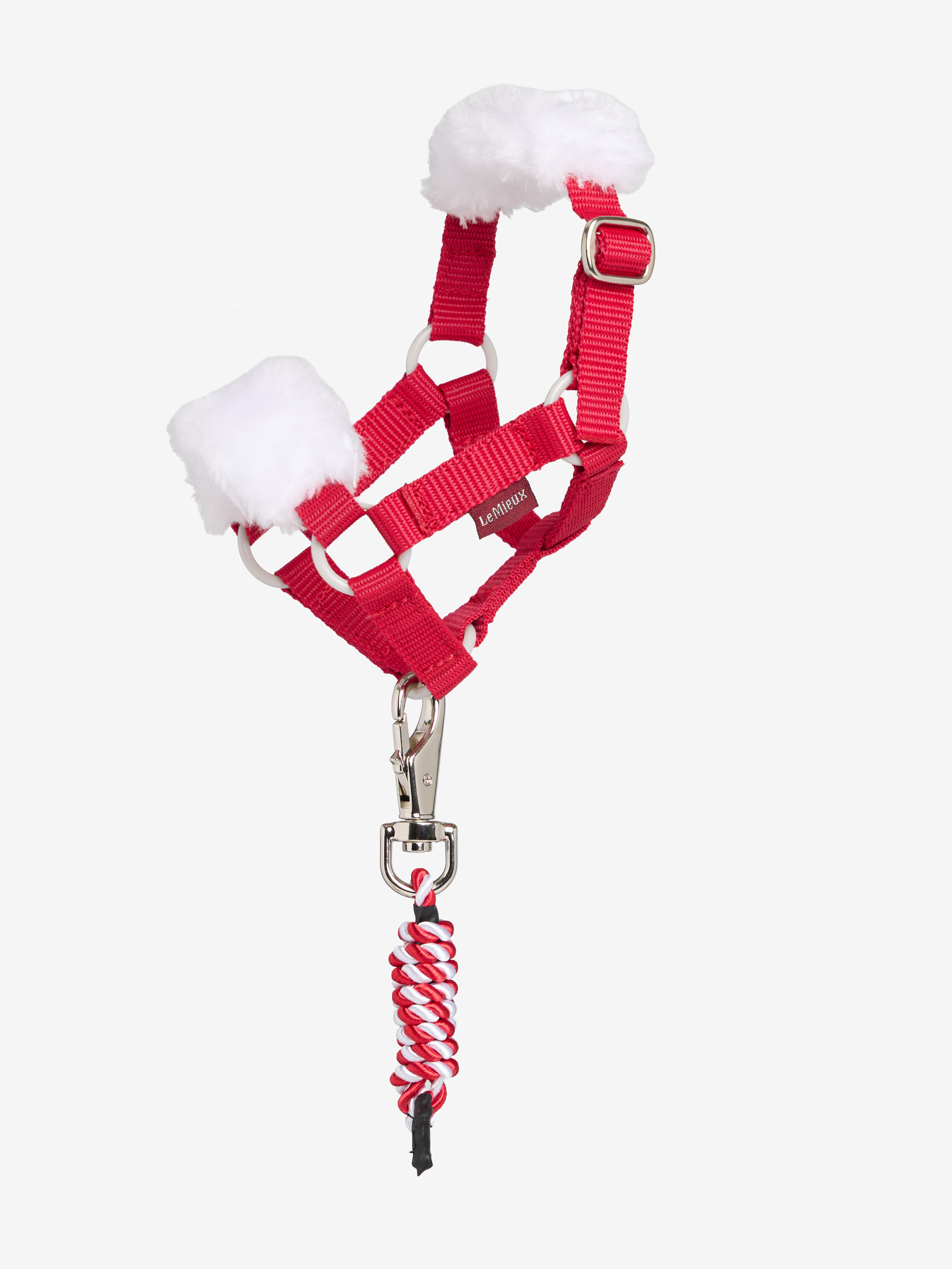 Toy Pony Christmas Halfter und Führstrick Rot