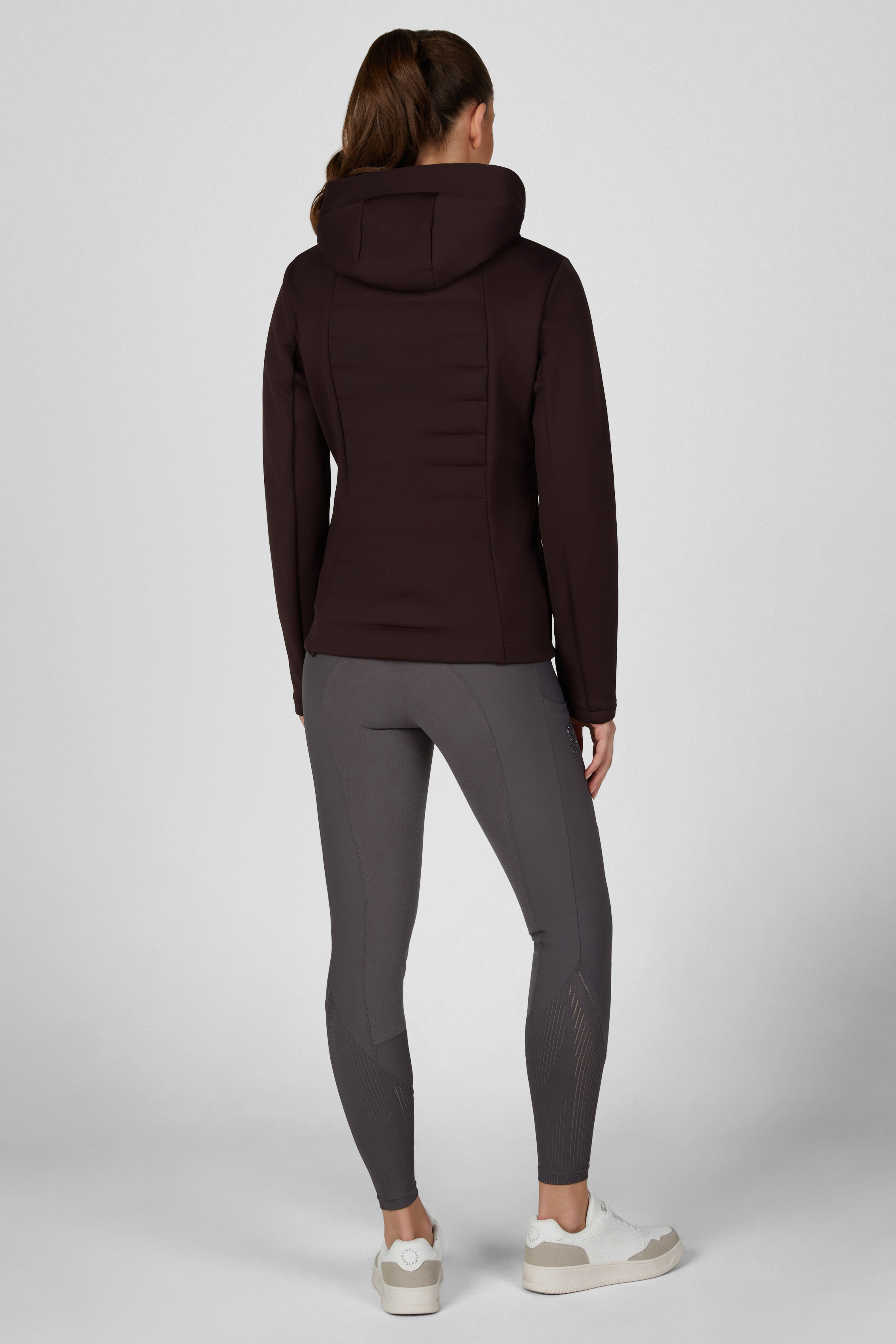 Steppfleecejacke Damen Quiltsiehld Fleece