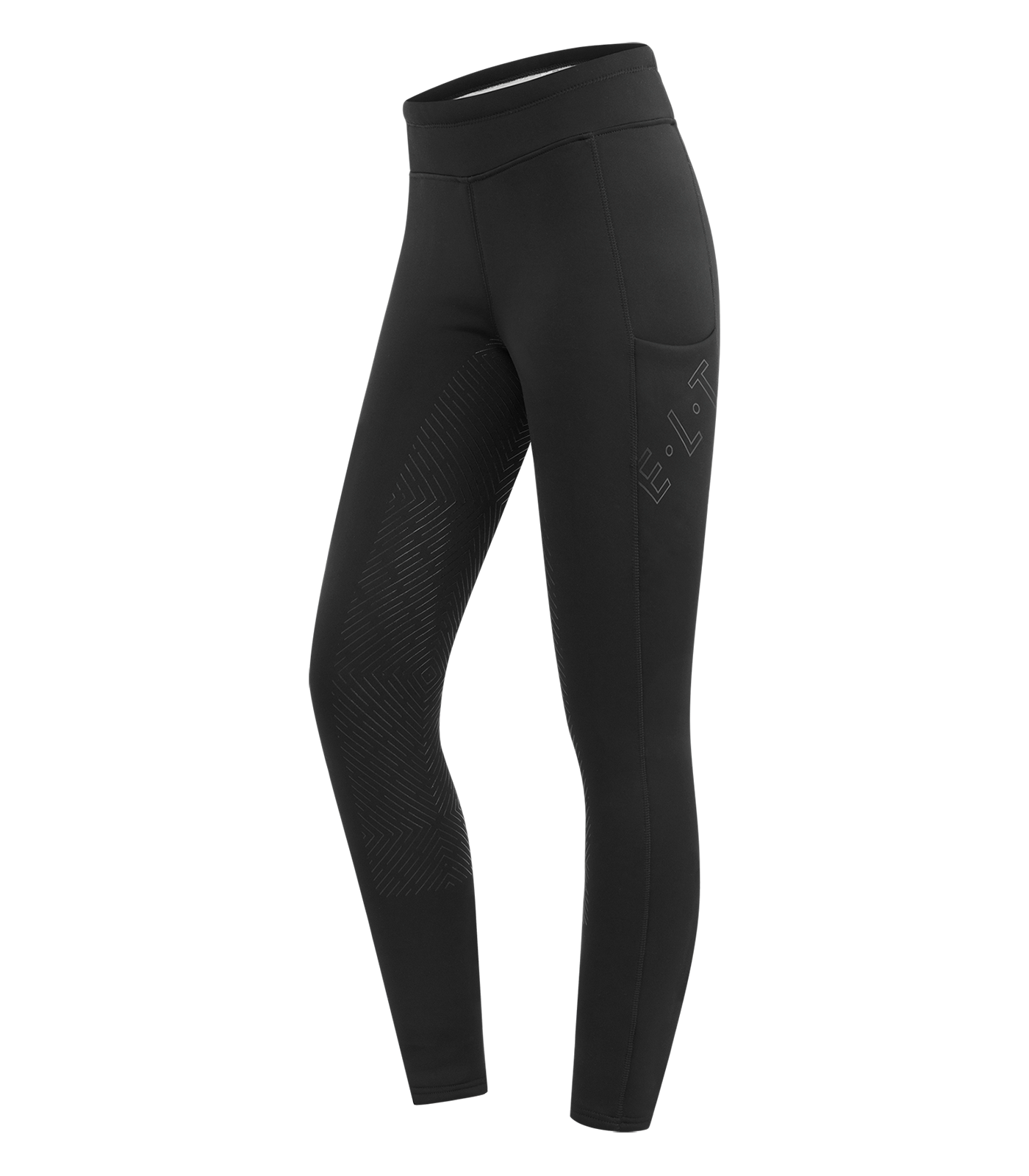 Thermal teddy riding leggings Rica, black