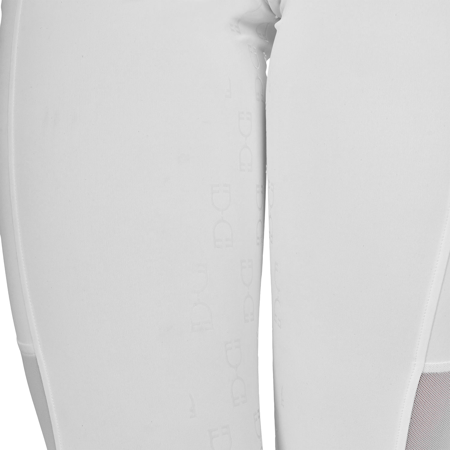 Schmale Damen-Leggings mit Micro-Mesh-Einsätzen