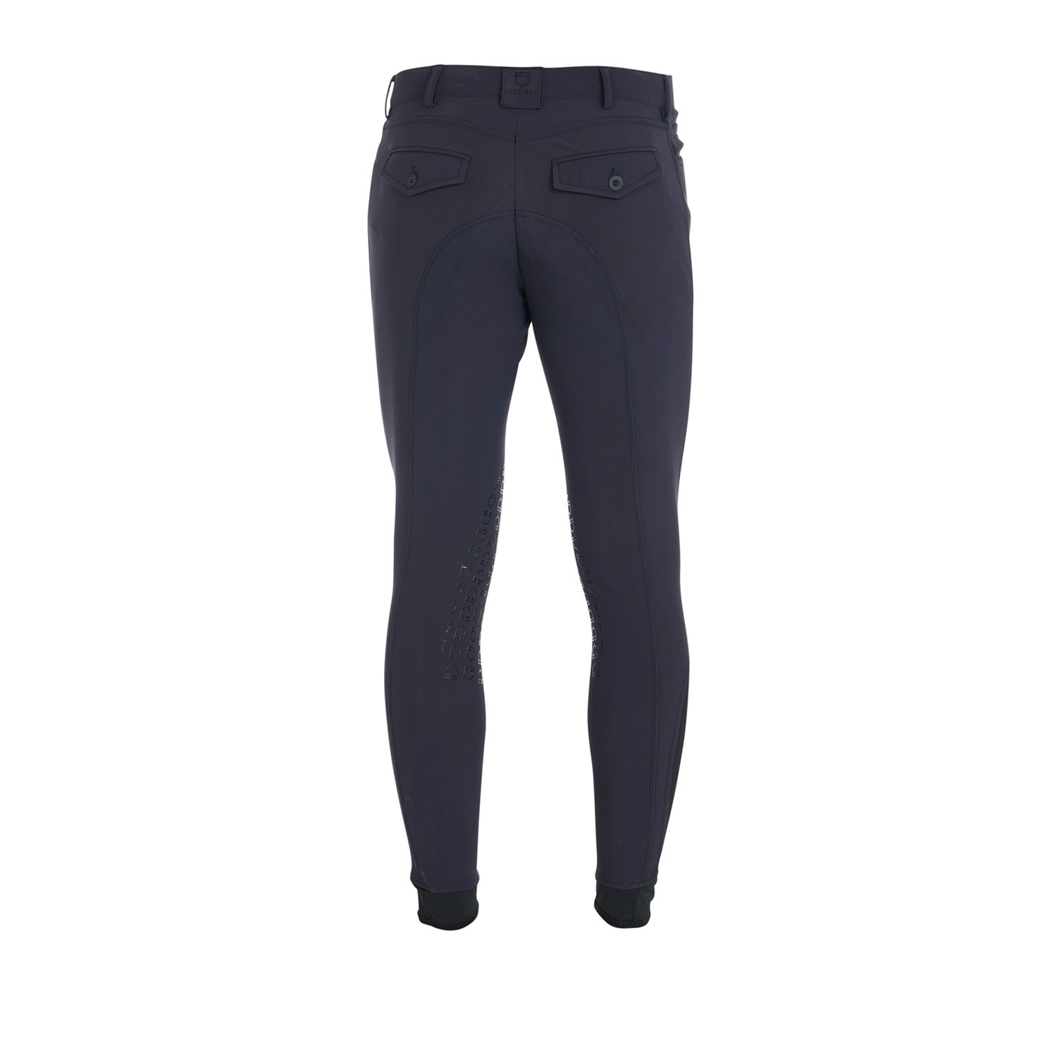 Schmale Herren-Reithose mit Grip und Logo