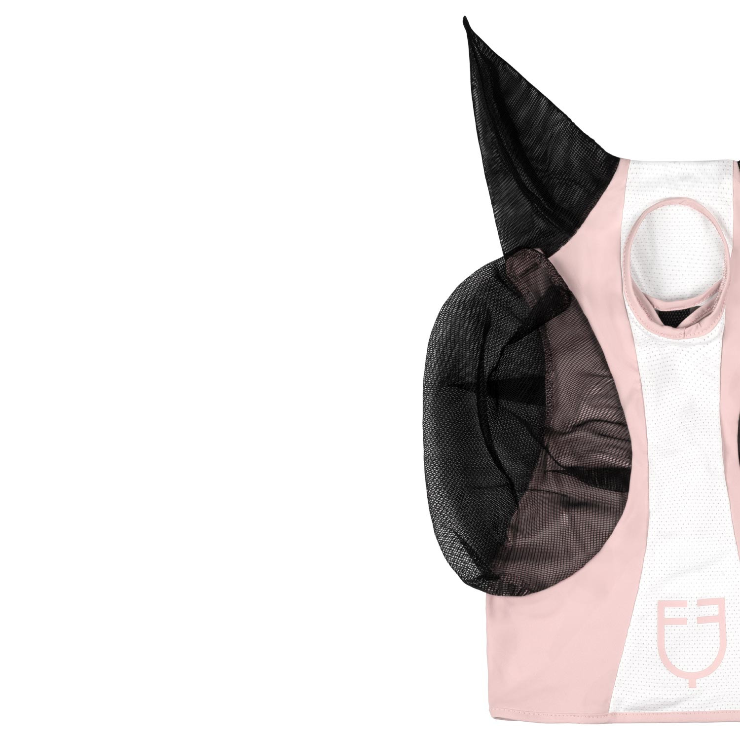 Zweifarbige Fliegenmaske aus Mesh