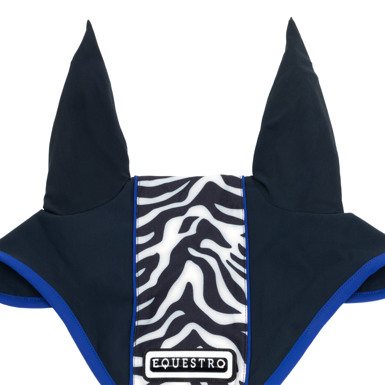 Fliegenhaube aus technischem Gewebe mit Zebra-Mittelstreifen