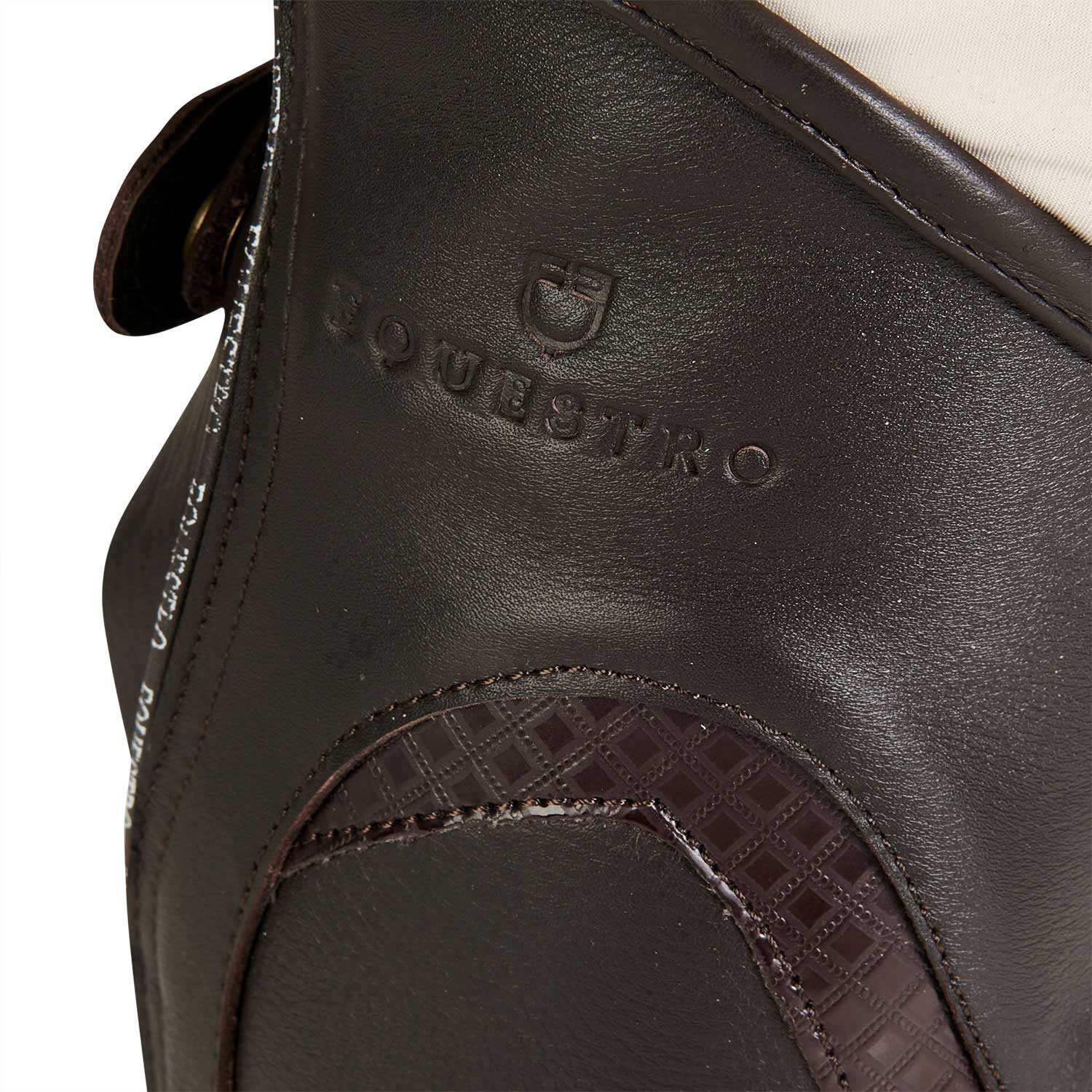 Unisex-Lederstiefeletten mit Kontrastprofil