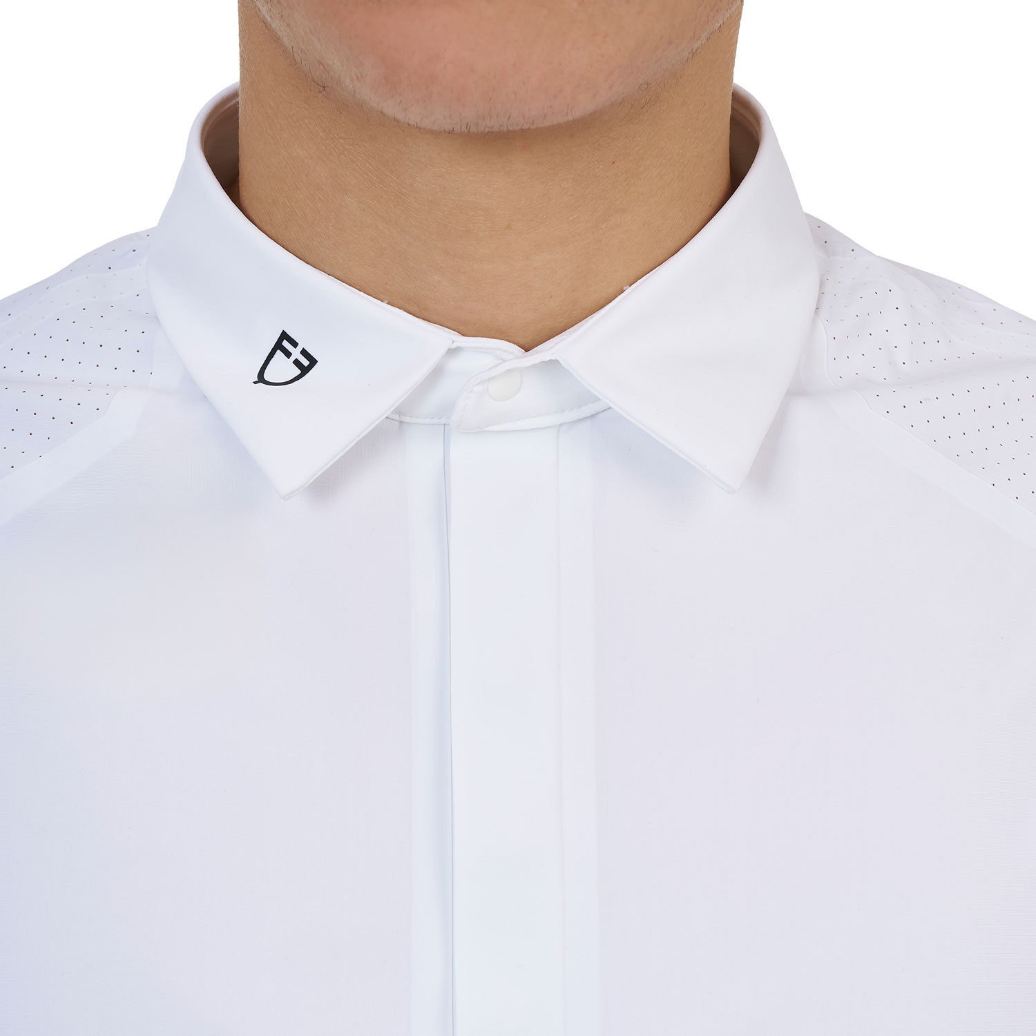 Herren-Turnierpoloshirt mit kurzen Ärmeln und Knöpfen